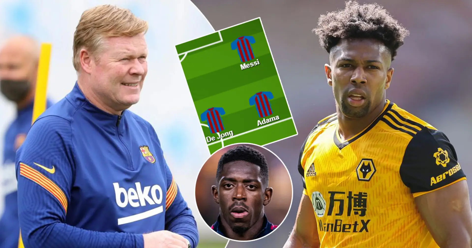 3 ways Barca could line up with Adama Traore amid re-emerging rumours
