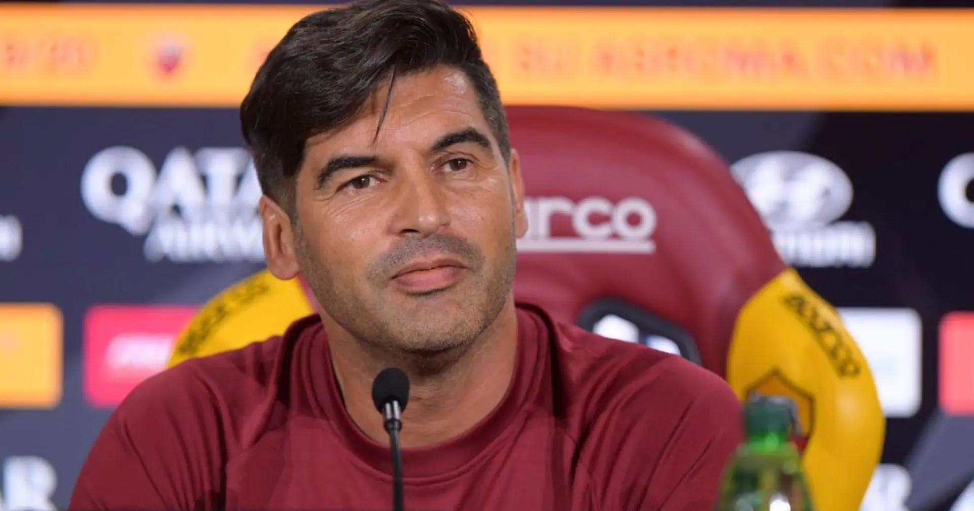 'It'll be really difficult if we just defend': AS Roma boss Fonseca sends warning to Man United