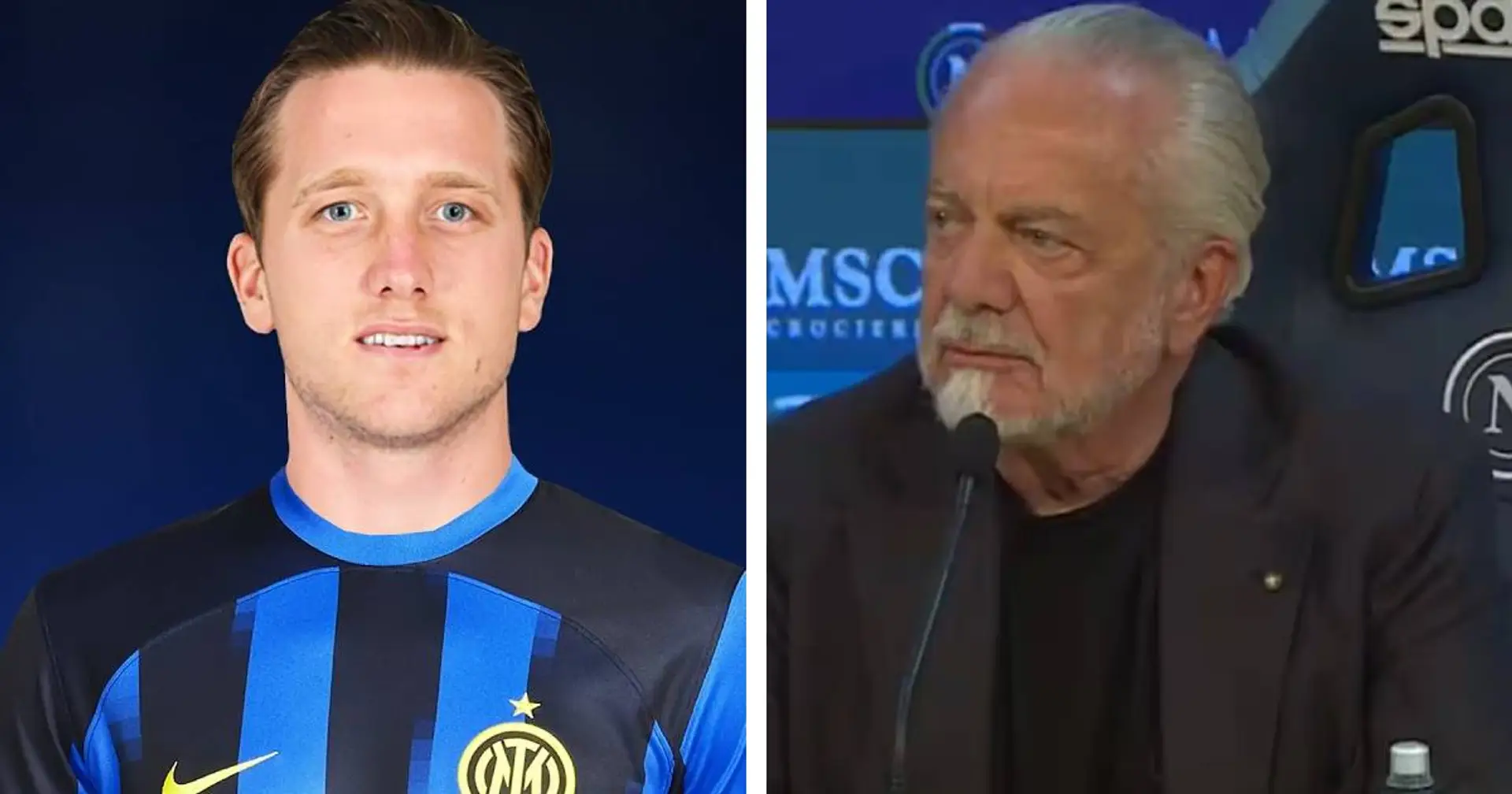 Il presidente del Napoli 'ufficializza' l'addio Piotr Zielinski: Inter, è tuo 