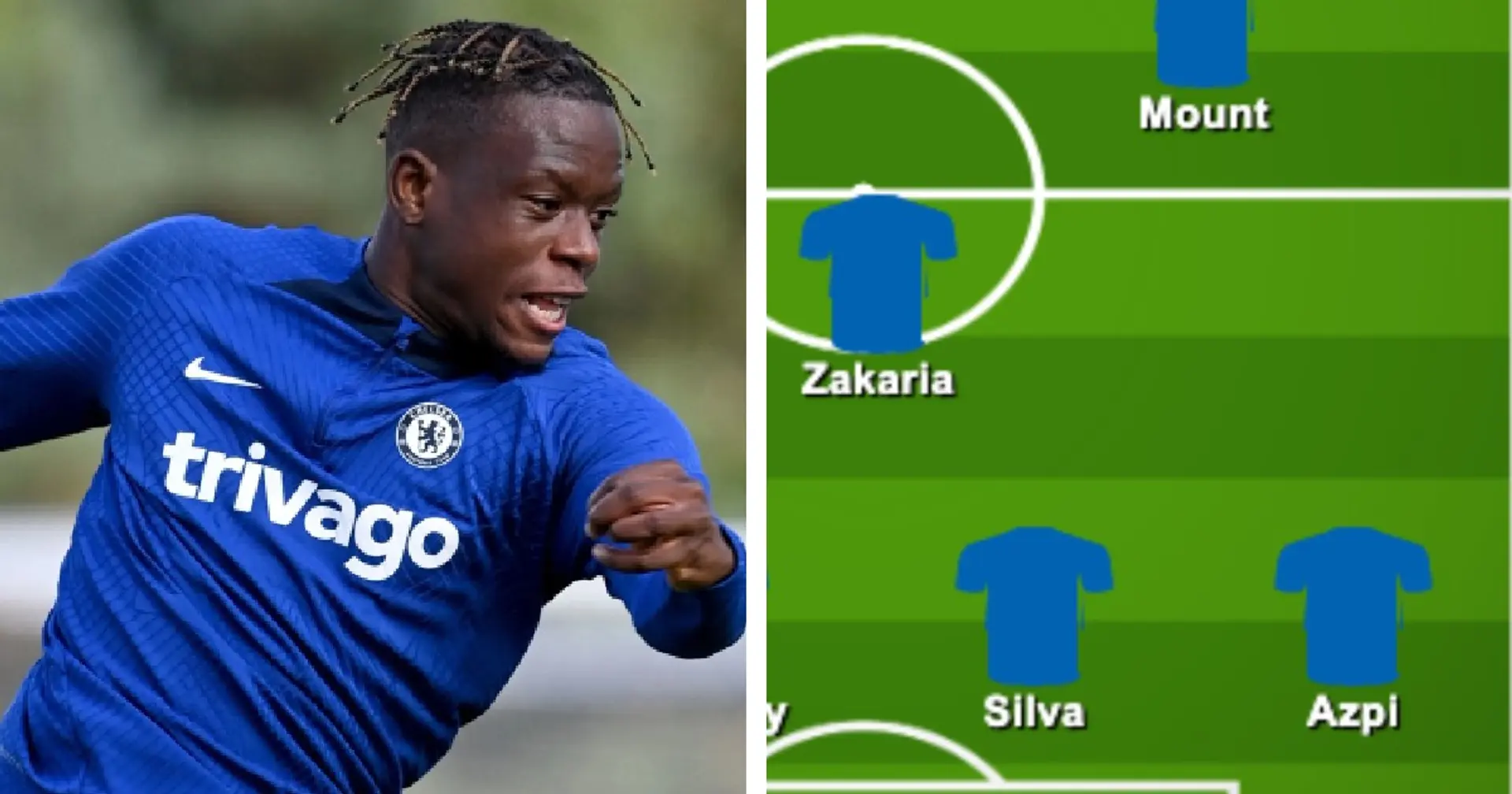 Need Zakaria's energy: Fans select preferred Chelsea XI vs Arsenal
