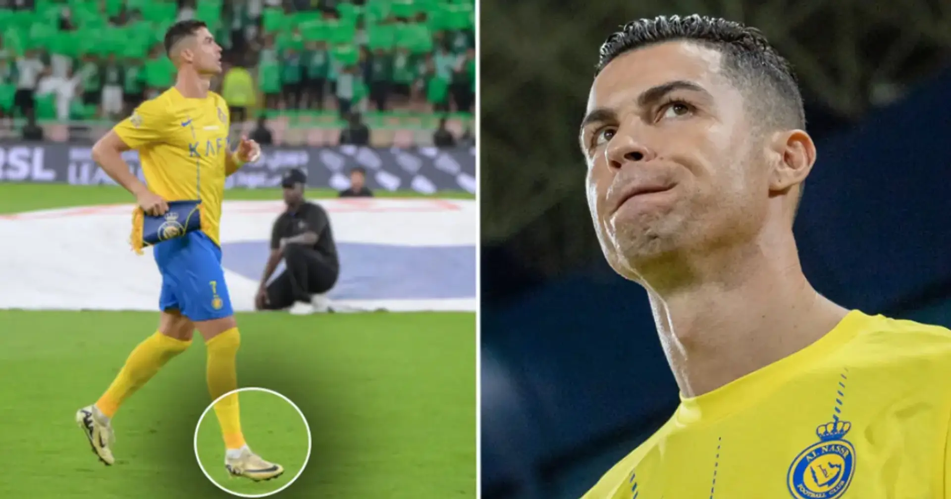 Warum betritt Cristiano Ronaldo das Fußballfeld immer mit dem rechten Fuß?