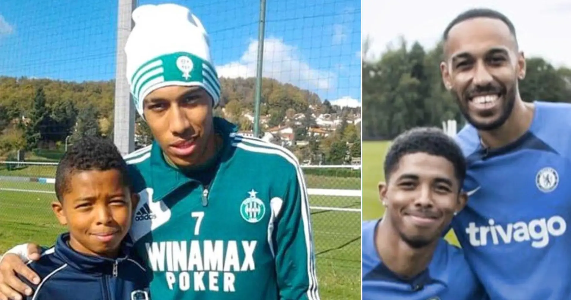 Fofana and Aubameyang roll back years as they recreate Saint-Etienne photo