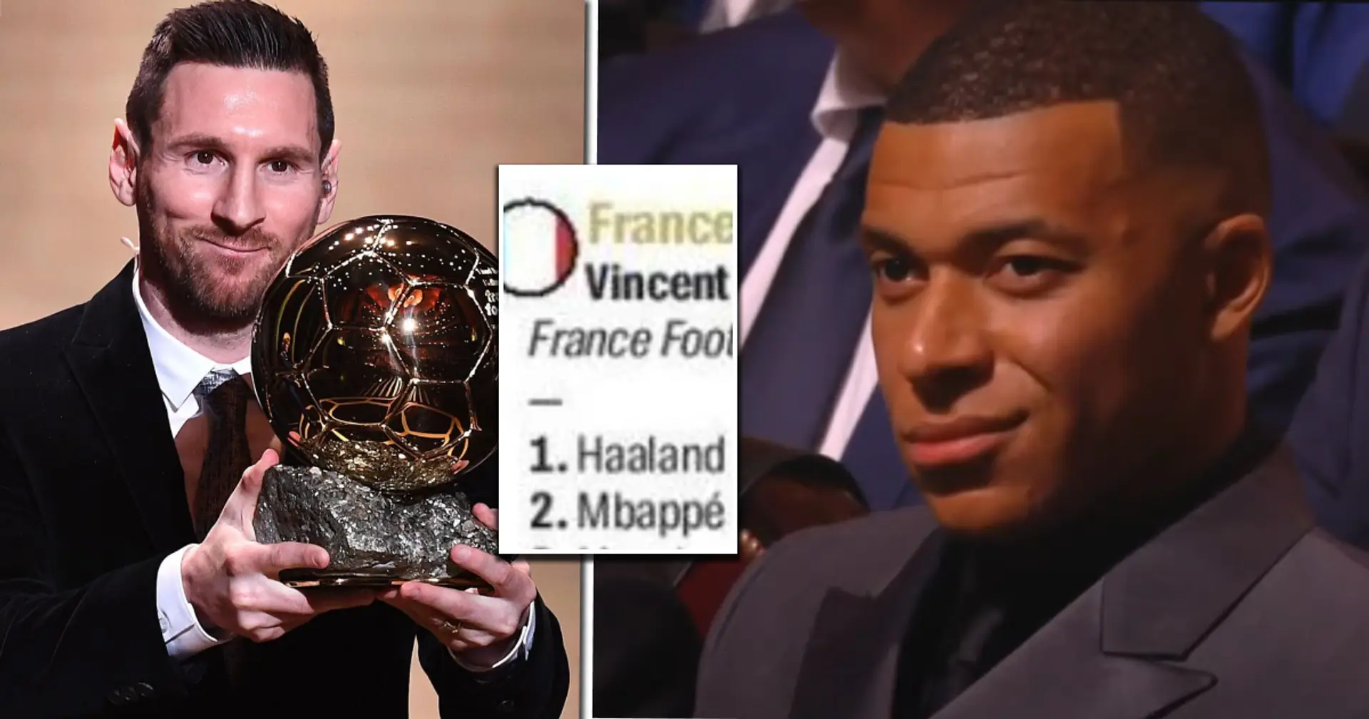 France journalist snubs Mbappe as top pick in Ballon d'Or voting