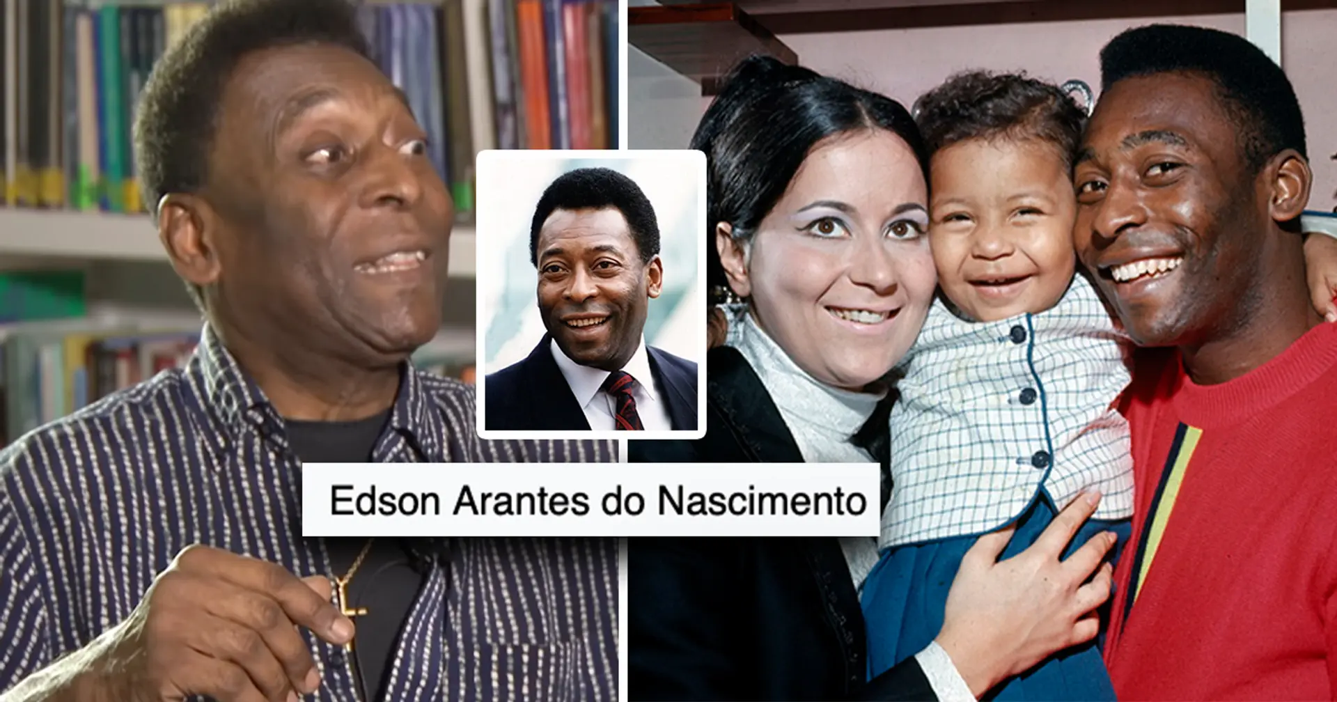 Le nom surprenant de Pelé que sa famille avait l'habitude d'appeler à la maison - ni Pelé ni son nom de naissance Edson