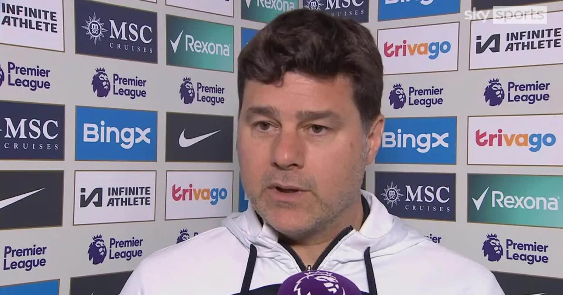 'I wasn't relaxed': Pochettino on his emotions during West Ham win