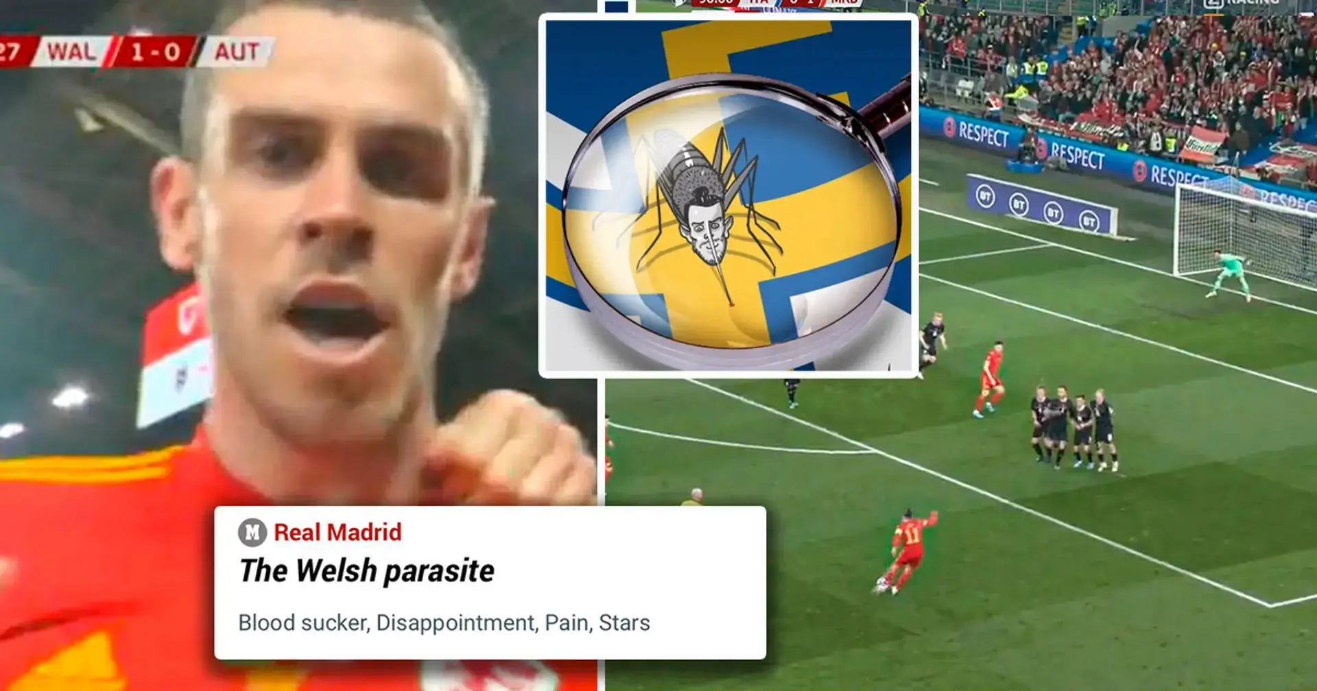 'S*ck that': Gareth Bale responde al medio español etiquetándolo como 'un parásito'