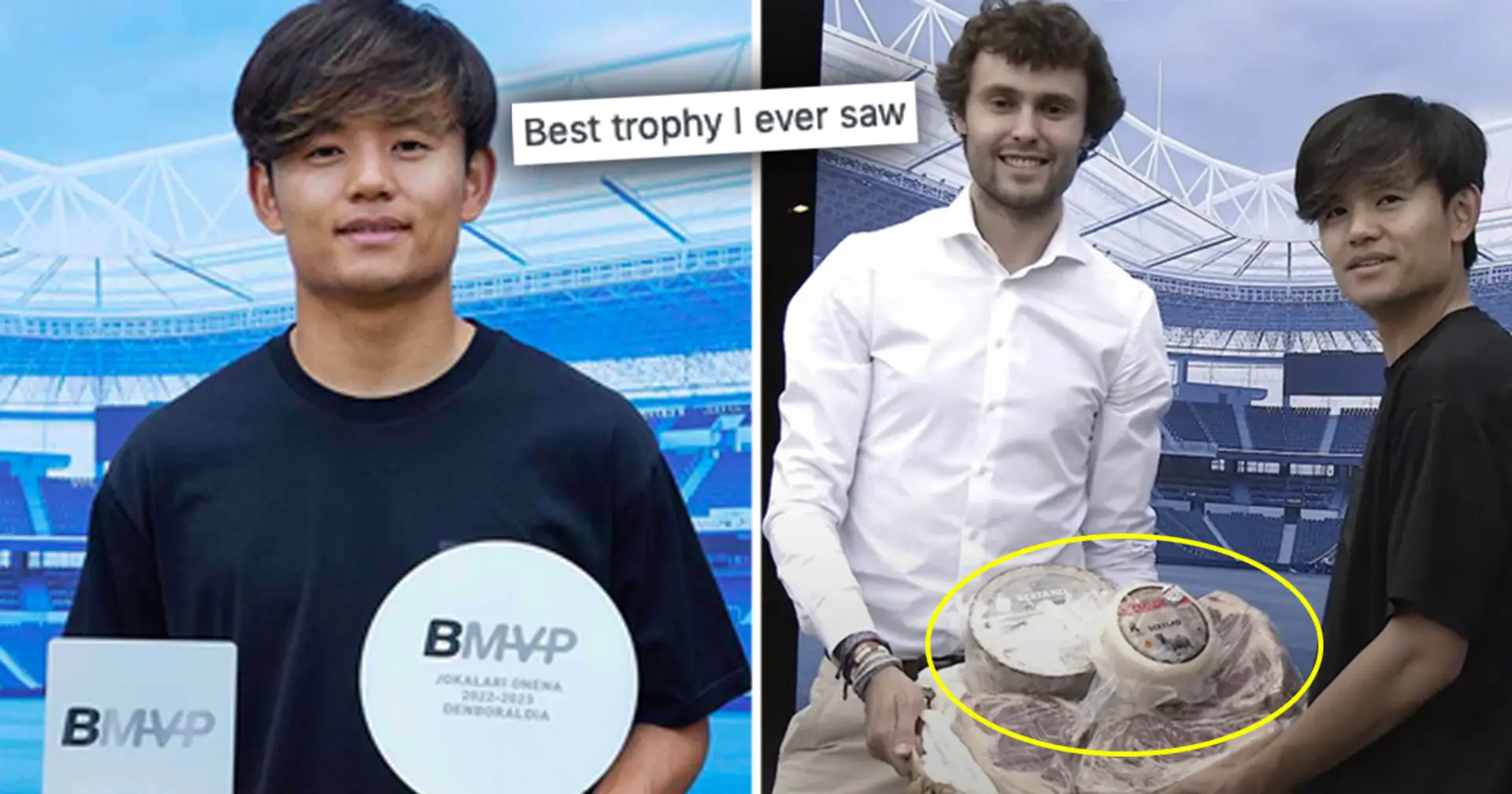 Why did Kubo receive meat as Real Sociedad Player of the Season award? Answered