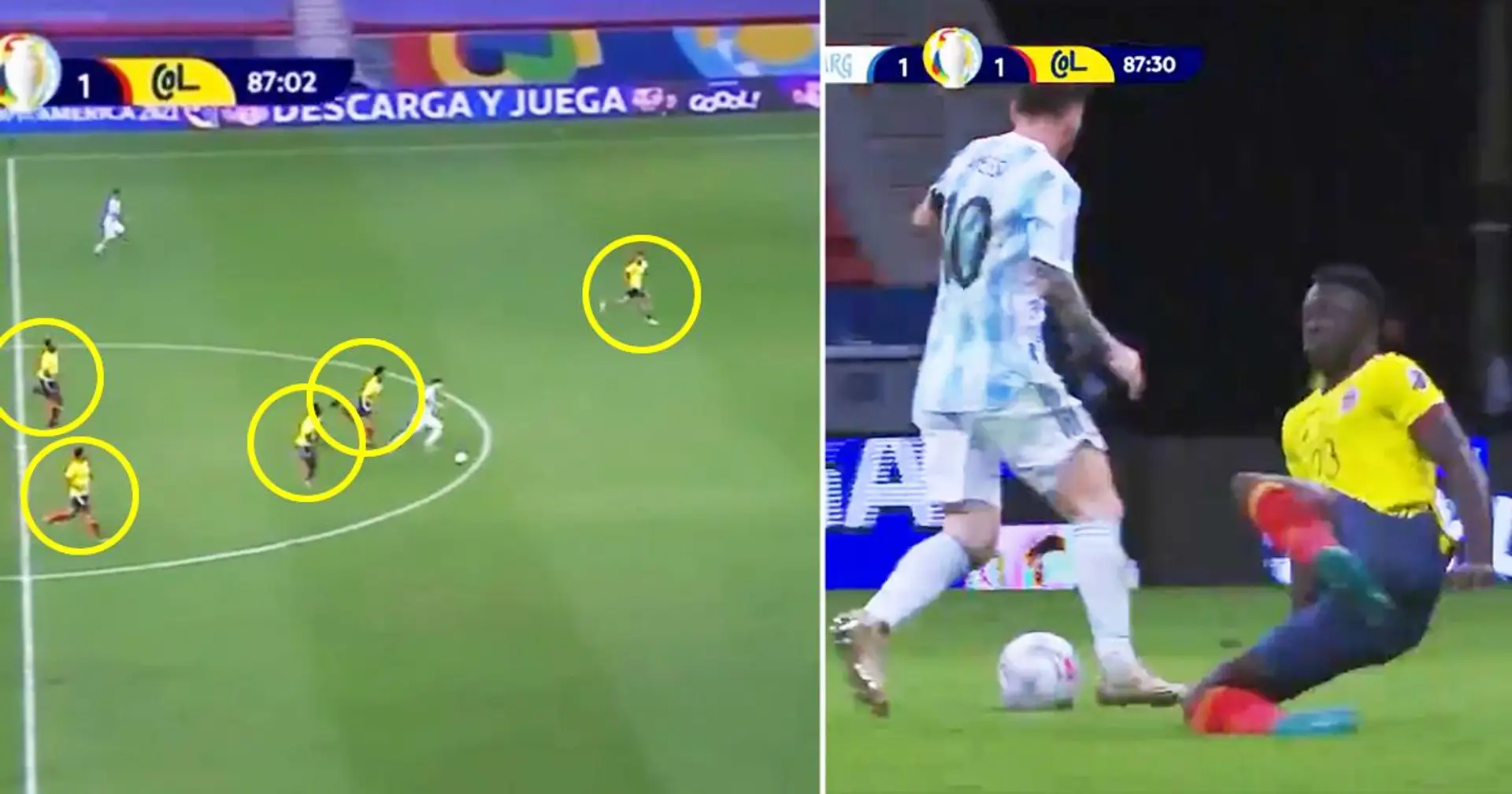 Lionel Messi détruit simplement les défenseurs colombiens avec une incroyable course en solo