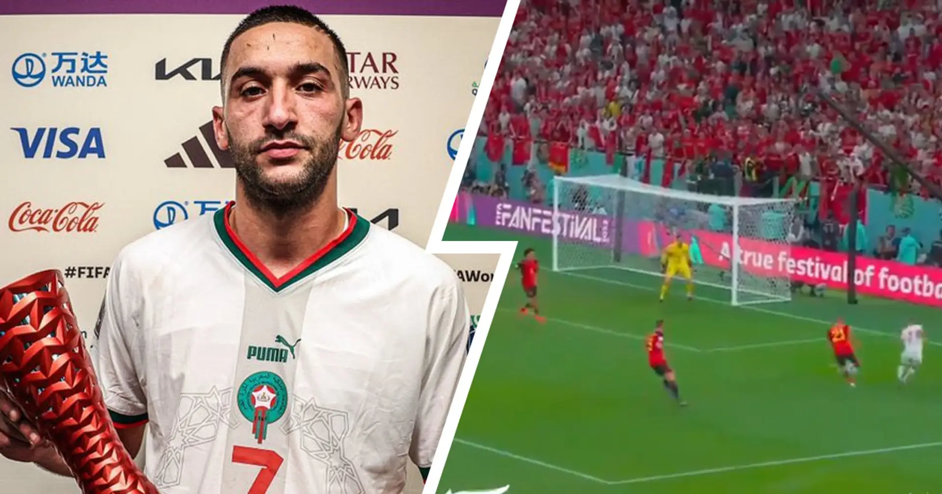 'Need to see him at another club': Fans react as Ziyech inspires Morocco to shock win over Belgium