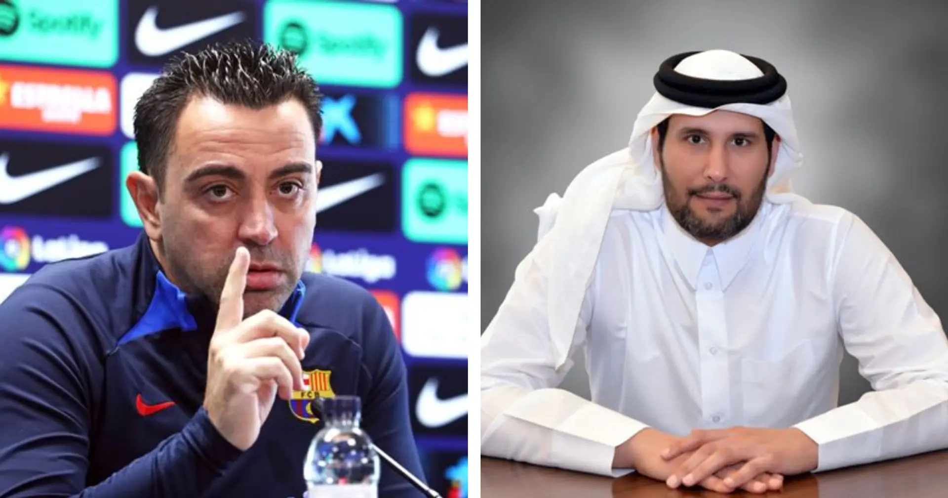 'I think it would be a very good option for Man United': Barca boss Xavi reflects on working for Sheikh Jassim