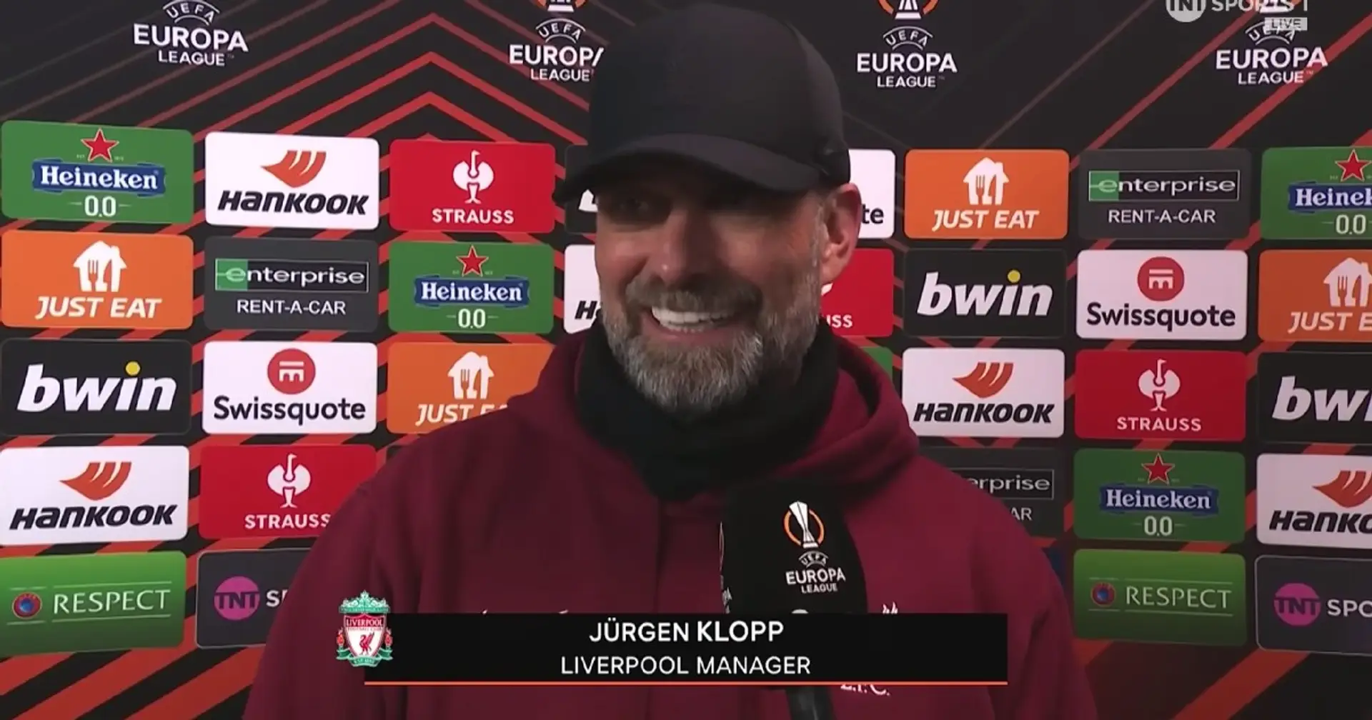 'I have to take what I can get': Klopp when asked how much of a priority Europa League is for Liverpool