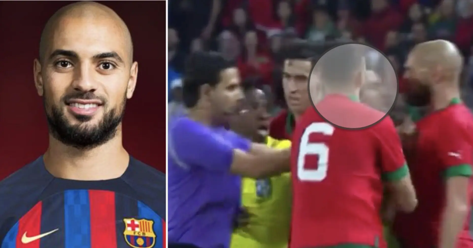 Spotted: One episode in Morocco v Brazil friendly proves Amrabat is a Barca material