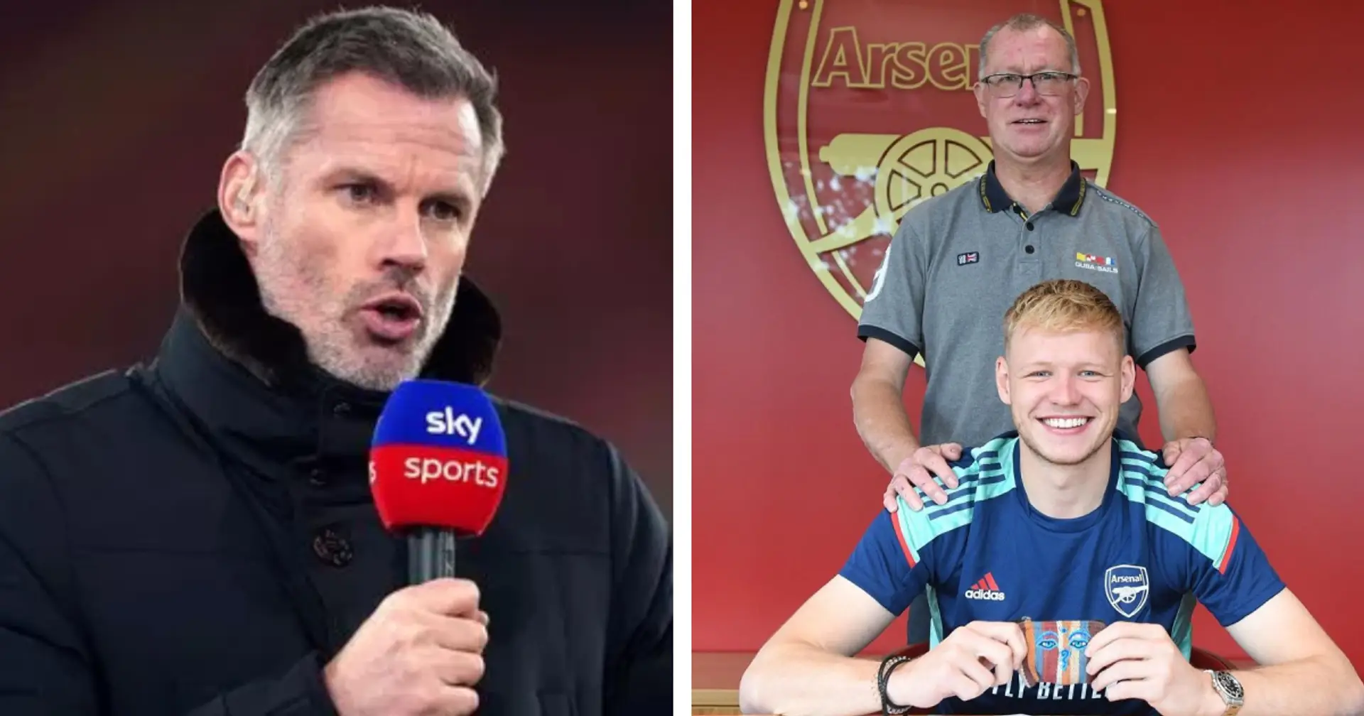 'Disgrace!!': Aaron Ramsdale's father reacts to Jamie Carragher contemptuous comment