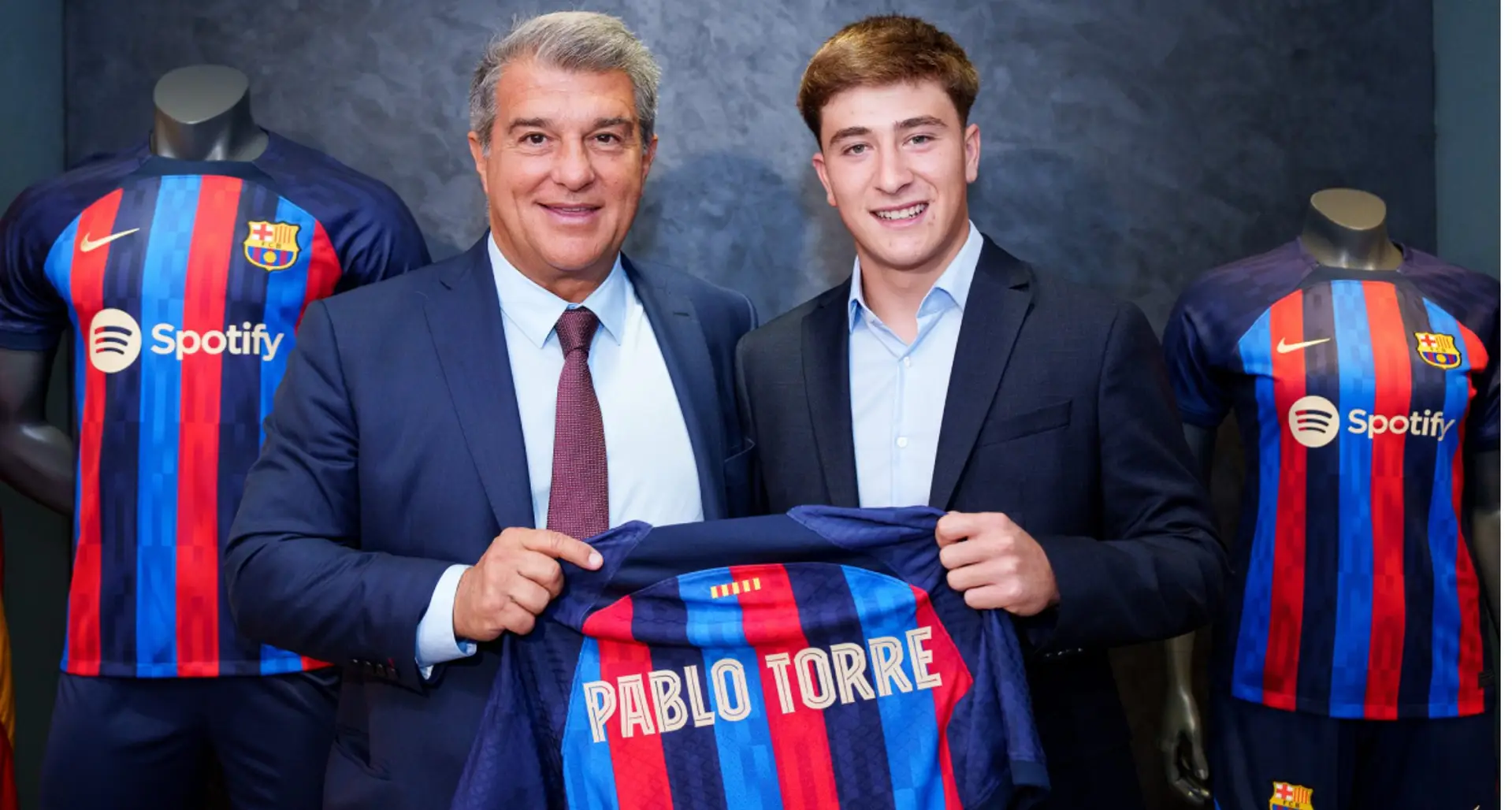OFFICIAL: Barcelona unveil new signing Pablo Torre