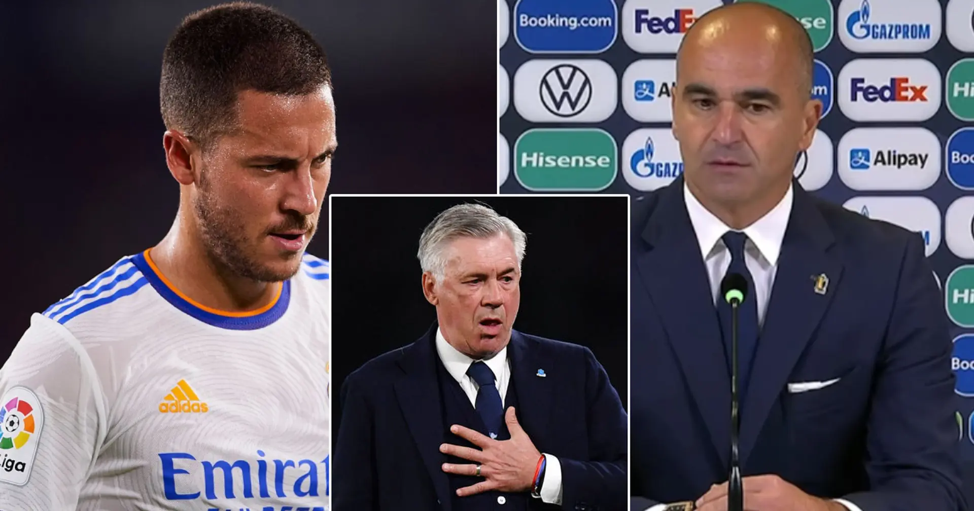 Roberto Martinez opposes Ancelotti over Hazard treatment