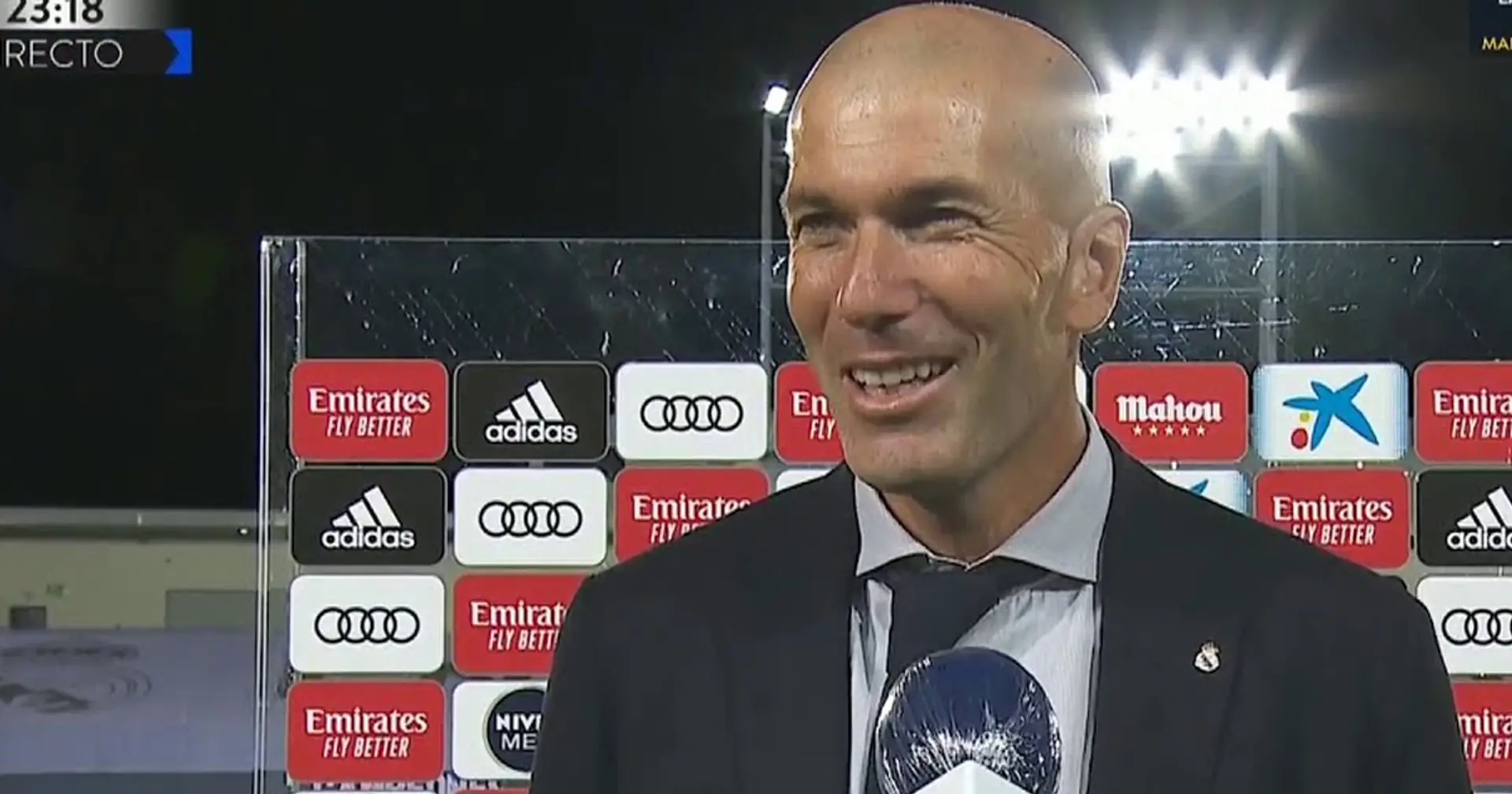 Zidane: 'Con James ya sabéis lo que ha pasado y que Bale se quedara fuera es decisión técnica'