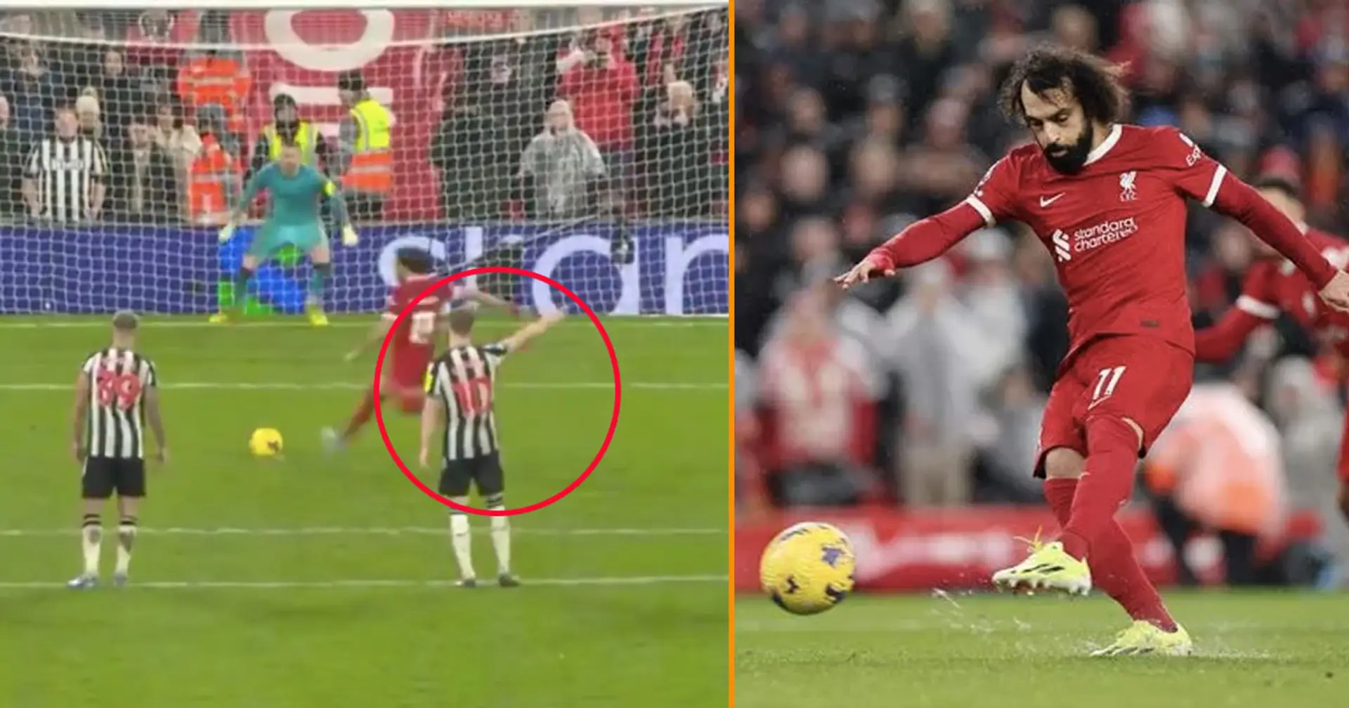Is Anthony Gordon a Red? Newcastle man accidentally helps Salah out with penalty kick - spotted