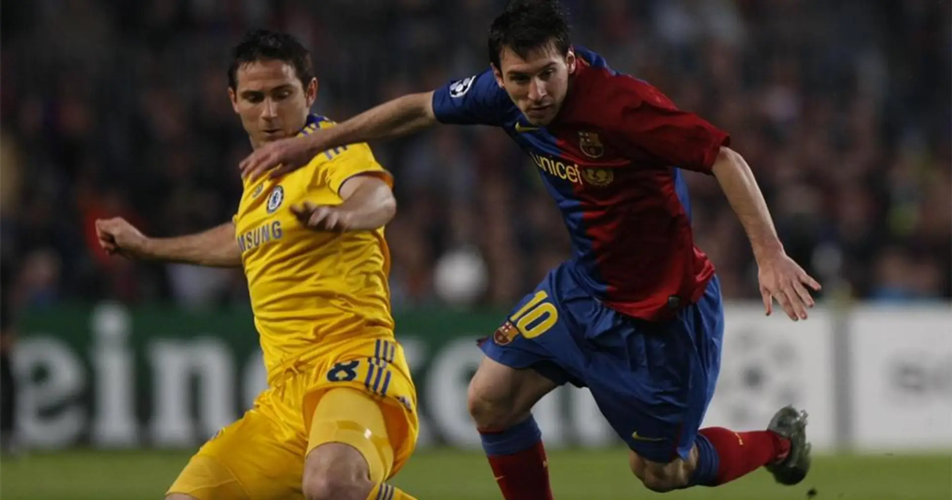 Lampard destaca a Messi, Iniesta y Xavi como sus rivales más duros