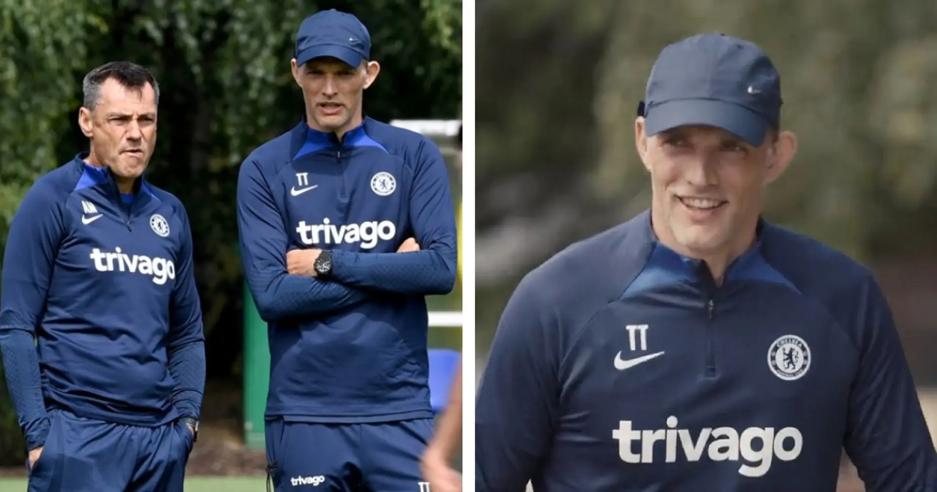 'Everybody in blue, this is how it should be!': Thomas Tuchel back at Cobham for pre-season (video)