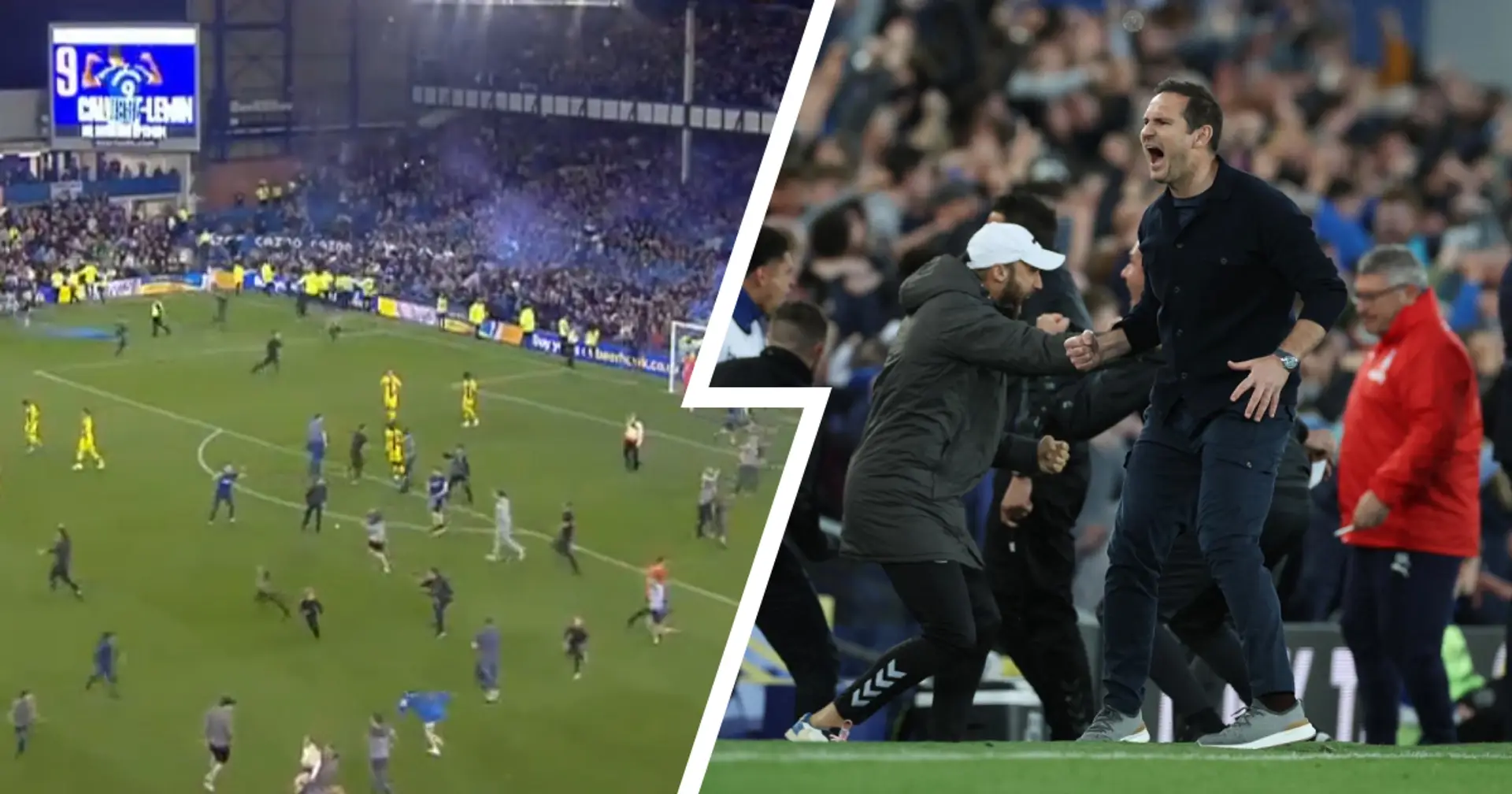 Everton beat Crystal Palace to avoid relegation, fans invade pitch after crucial goal