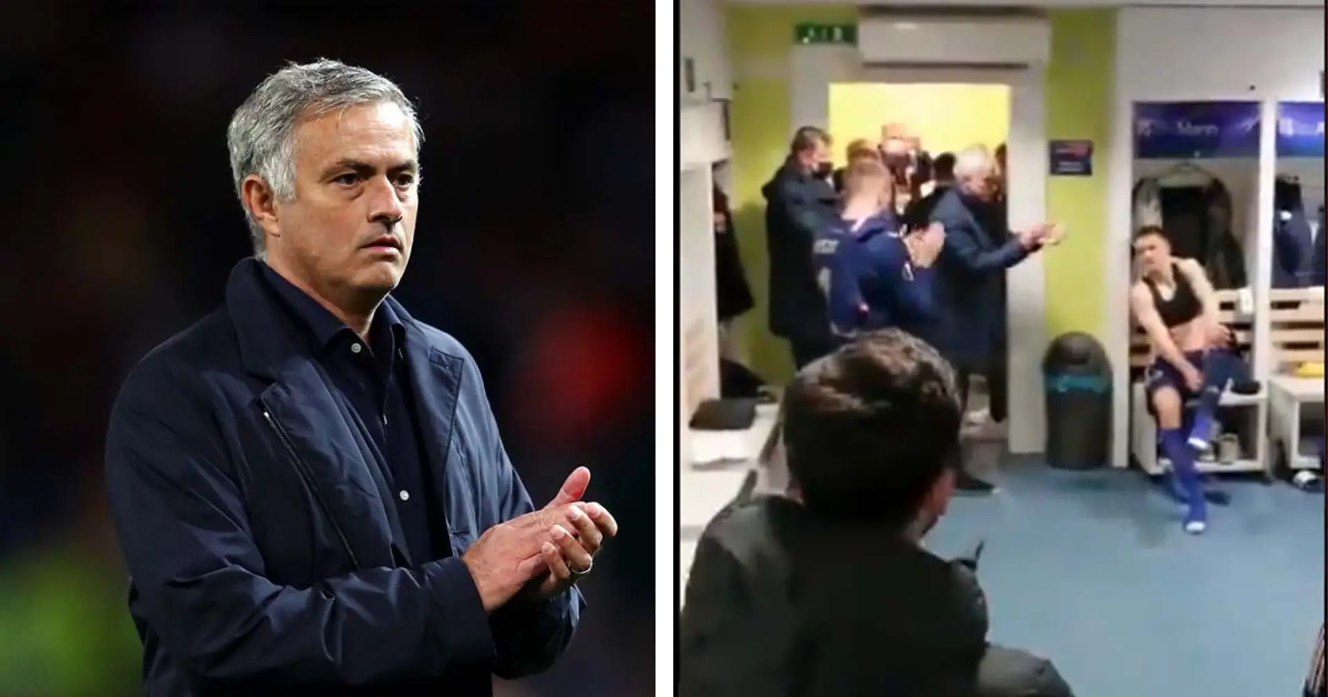 Mourinho sempre Special One: dopo l'eliminazione in Europa entra negli spogliatoi degli avversari per applaudirli