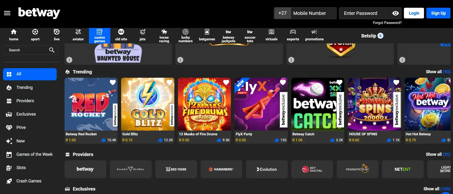 Interfejs aplikacji mobilnej Ice Casino na smartfonie