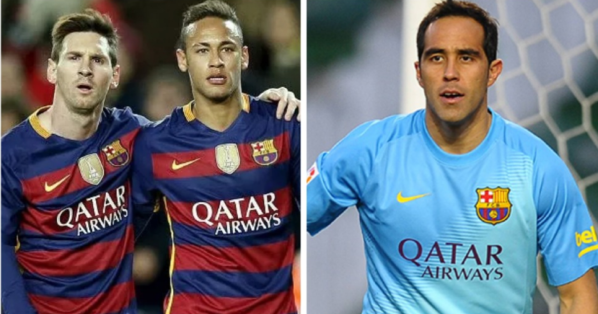 Claudio Bravo explained why Neymar couldn’t replace Messi – it’s all about the Brazilian’s attitude to the game