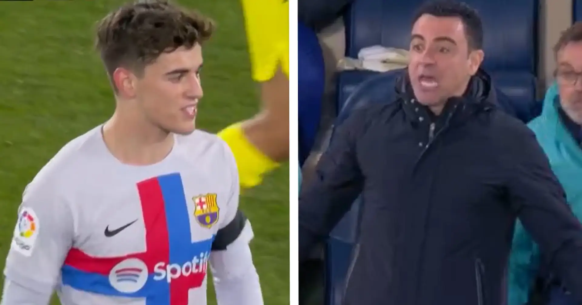 Gavi leaves Xavi frustrated and fuming with ambitious pass for Lewandowski -- spotted