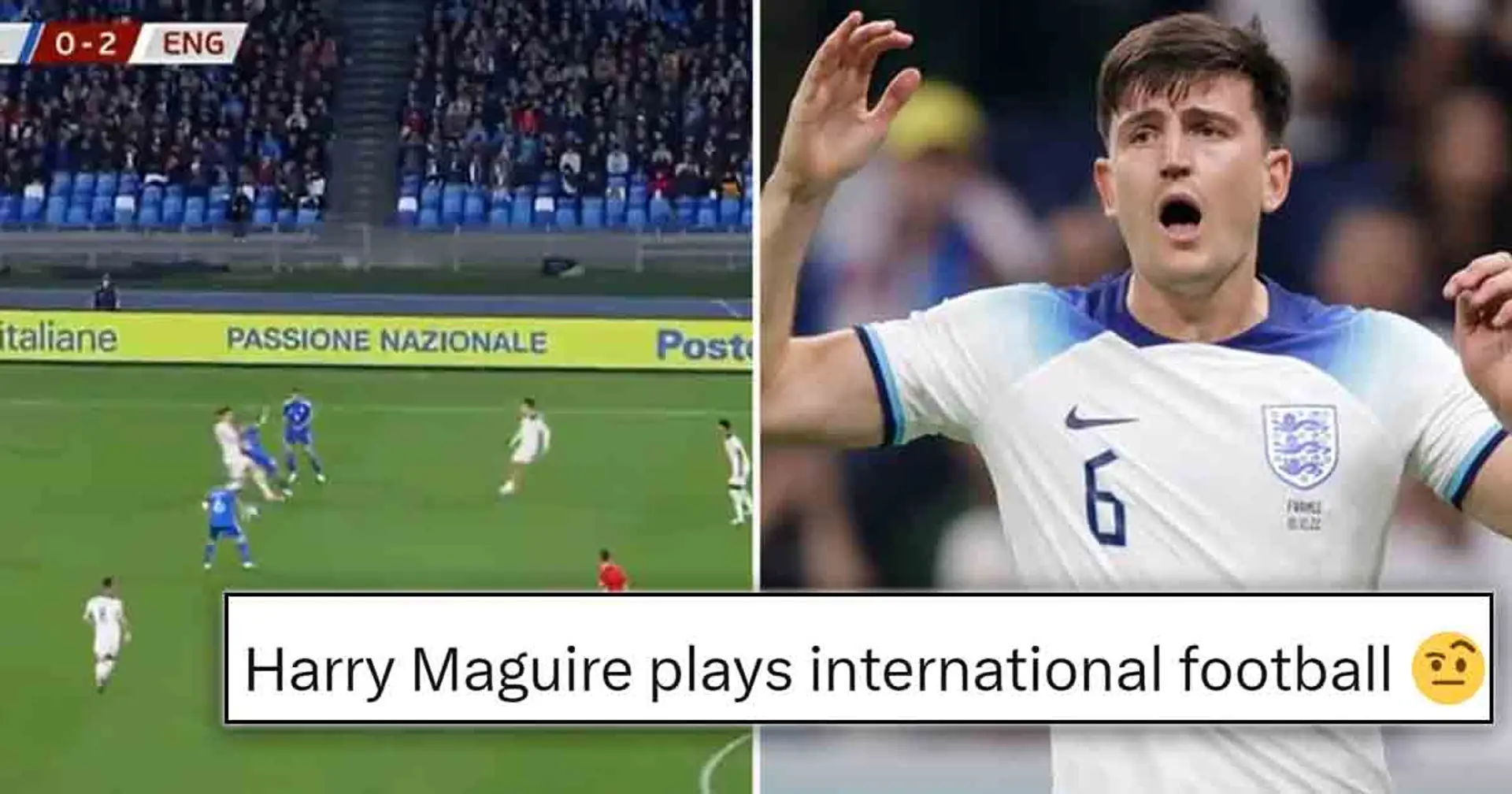 'Exactly why it should be his last season at United': Fans criticize Maguire for poor moment in Italy clash