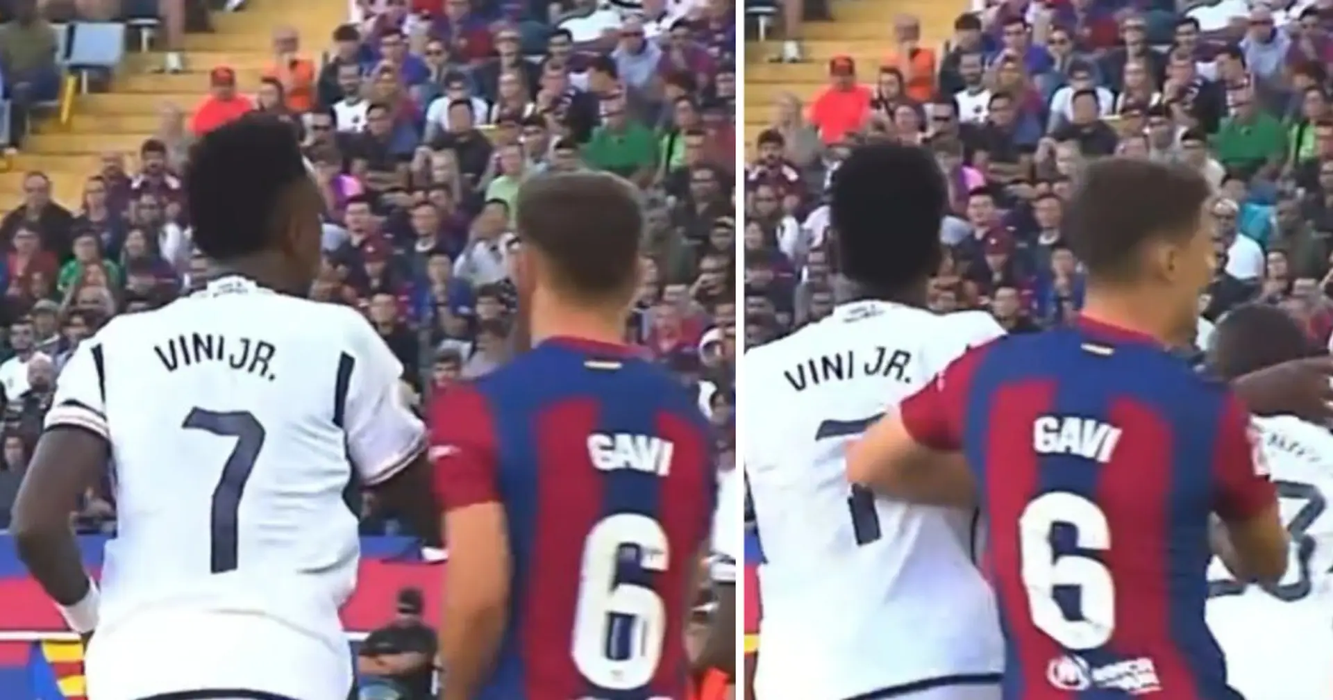 Vinicius Junior schlug Gavi nach einer Bemerkung des Barça-Spielers während des Clasico mit der Handfläche ins Gesicht