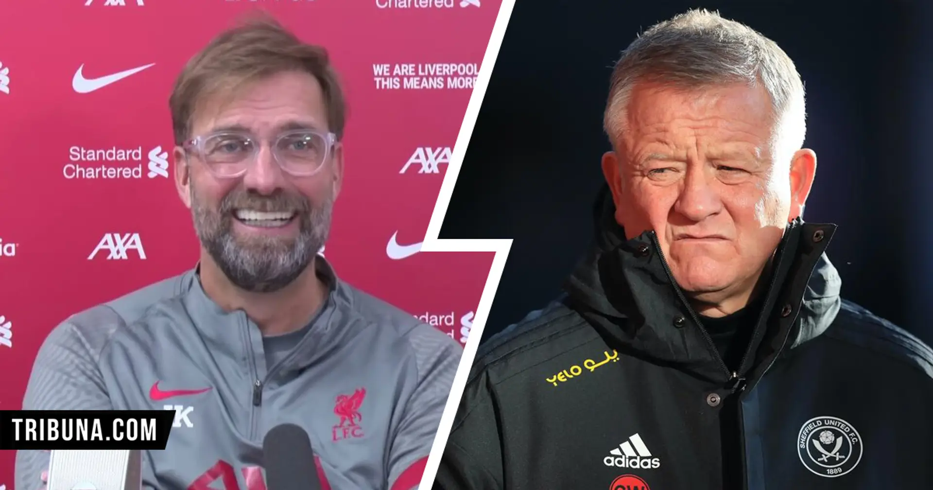 Jurgen Klopp takes another dig at Chris Wilder as he discusses if fans' return will help improve results