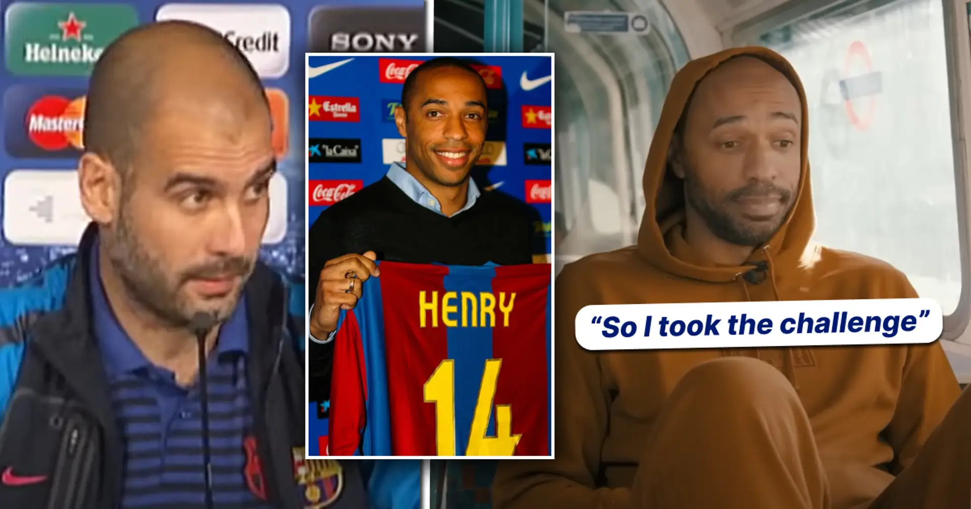 Recalling brutal Barca welcome Pep Guardiola gave to Arsenal's greatest Thierry Henry