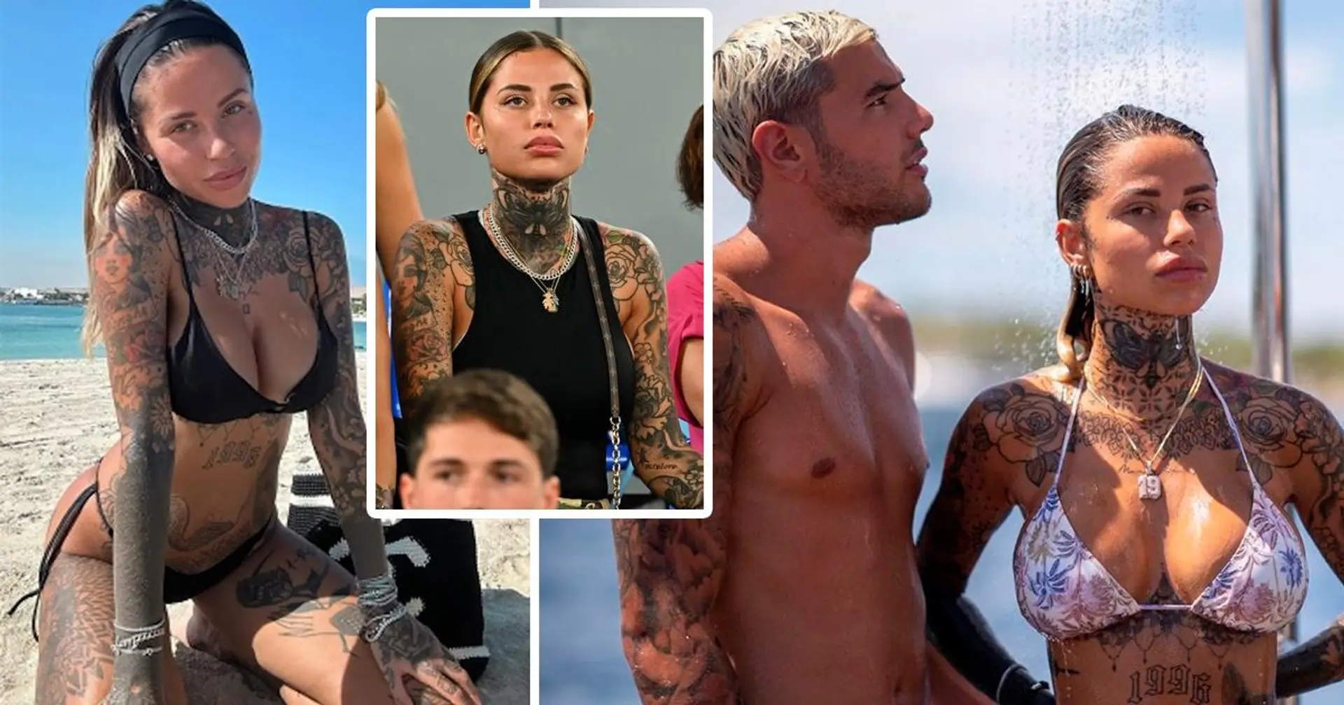 Meet Theo Hernandez's stunning girlfriend fully covered in tattoos - including huge neck ink