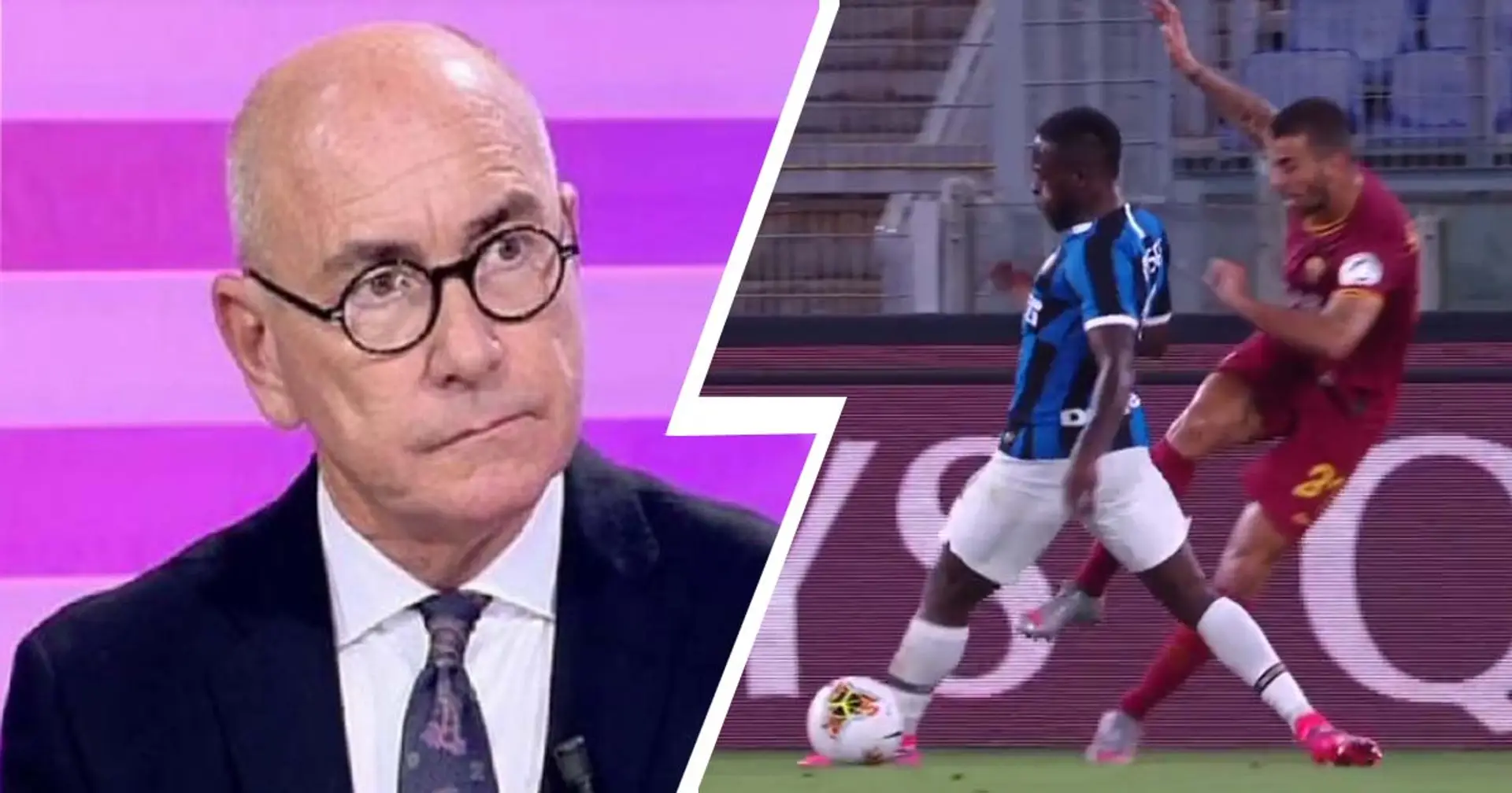 Che partita ha visto Bucchioni? Il suo commento su Roma-Inter lascia perplessità: "Quello dato all’Inter è un rigorino"