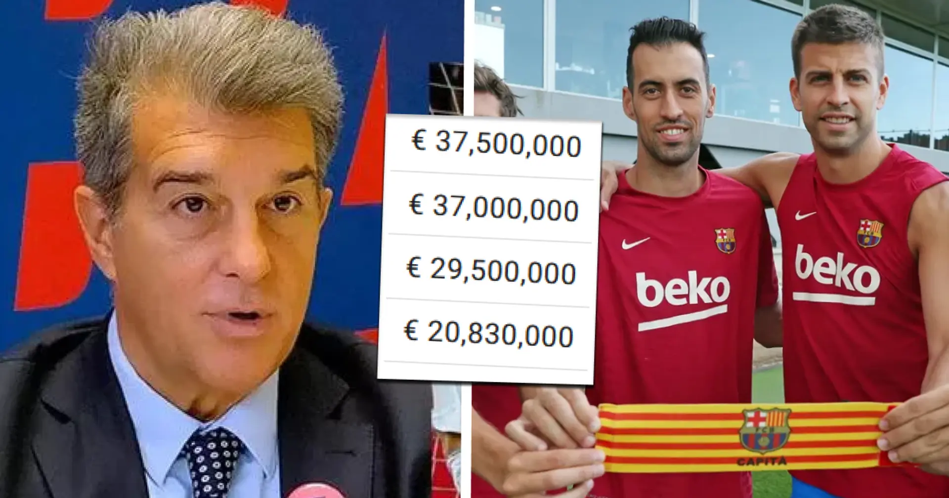 Le Barça économisera près de 100 millions d'euros en 2023 si le club réussit à libérer les 4 capitaines