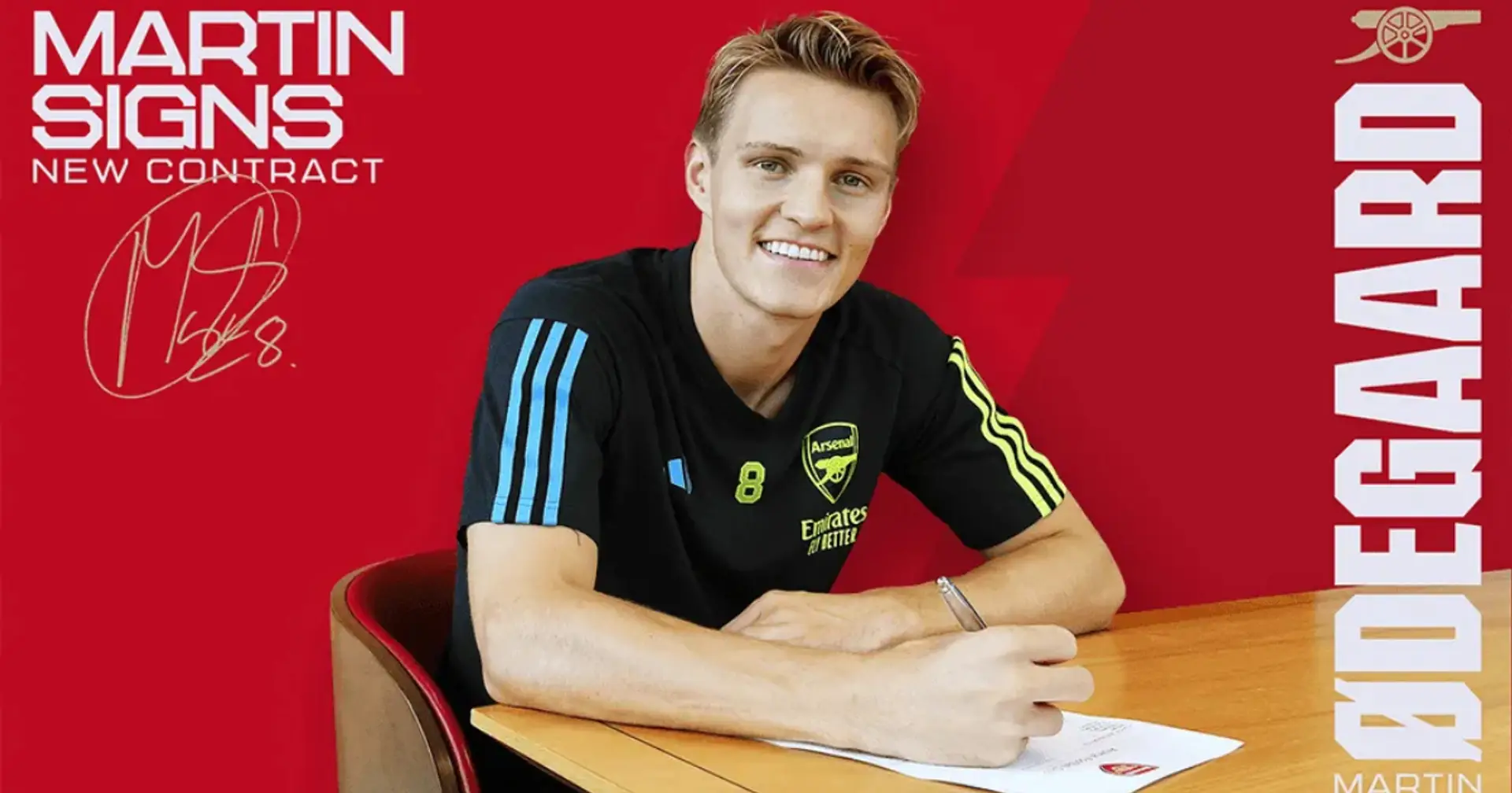Martin Odegaard signs new Arsenal contract, becomes highest-earning player at the Emirates