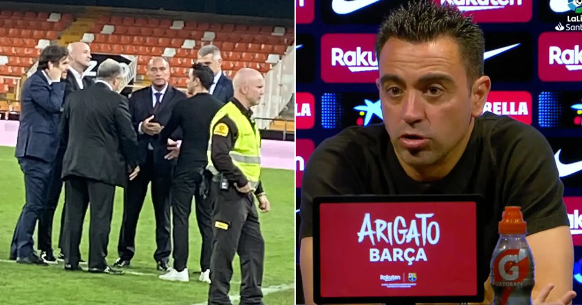 Xavi reveals Laporta's message after tough Valencia win