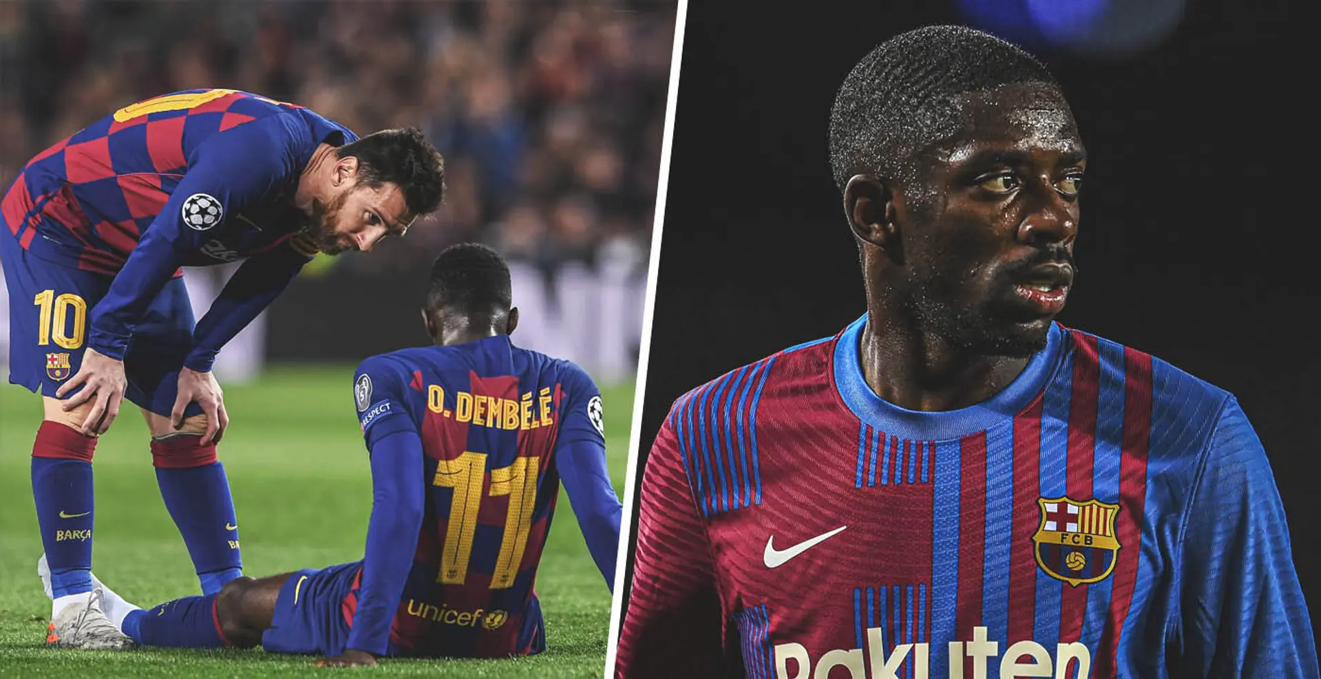 Die Verletzung von Dembele ist seine 16. bei Barça. Er hat in sechs Jahren nicht einmal die Hälfte der Spiele absolviert, aber trotzdem 40 Millionen Euro verdient