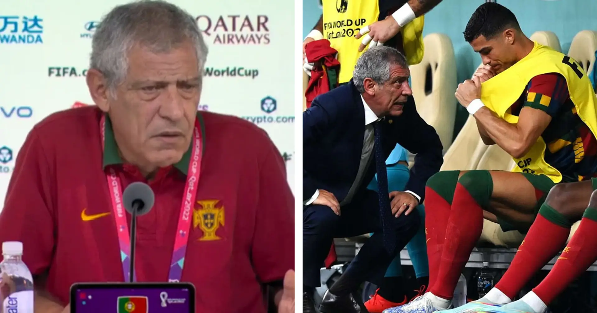 'It's time to leave him alone': Portugal boss Santos opens up Ronaldo exit drama after dropping him