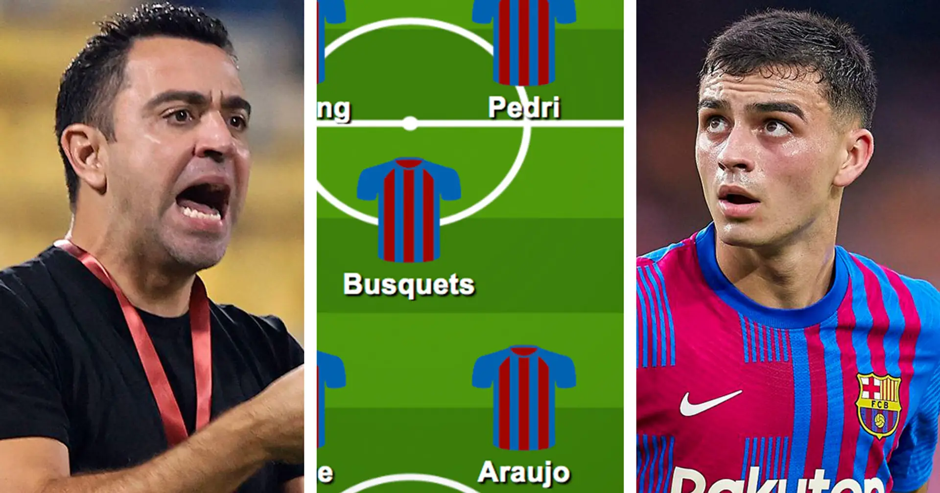 How Xavi could line up in his first Barca match without Ansu Fati