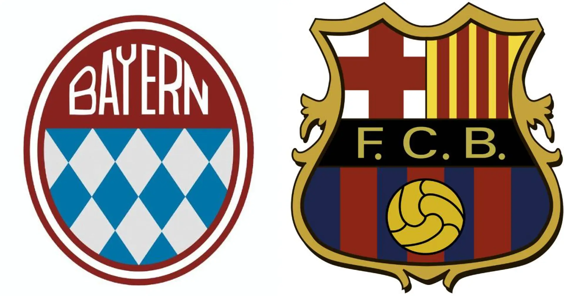 Bayern, Barca und Co.: So änderten sich die Logos einiger Top-Vereine