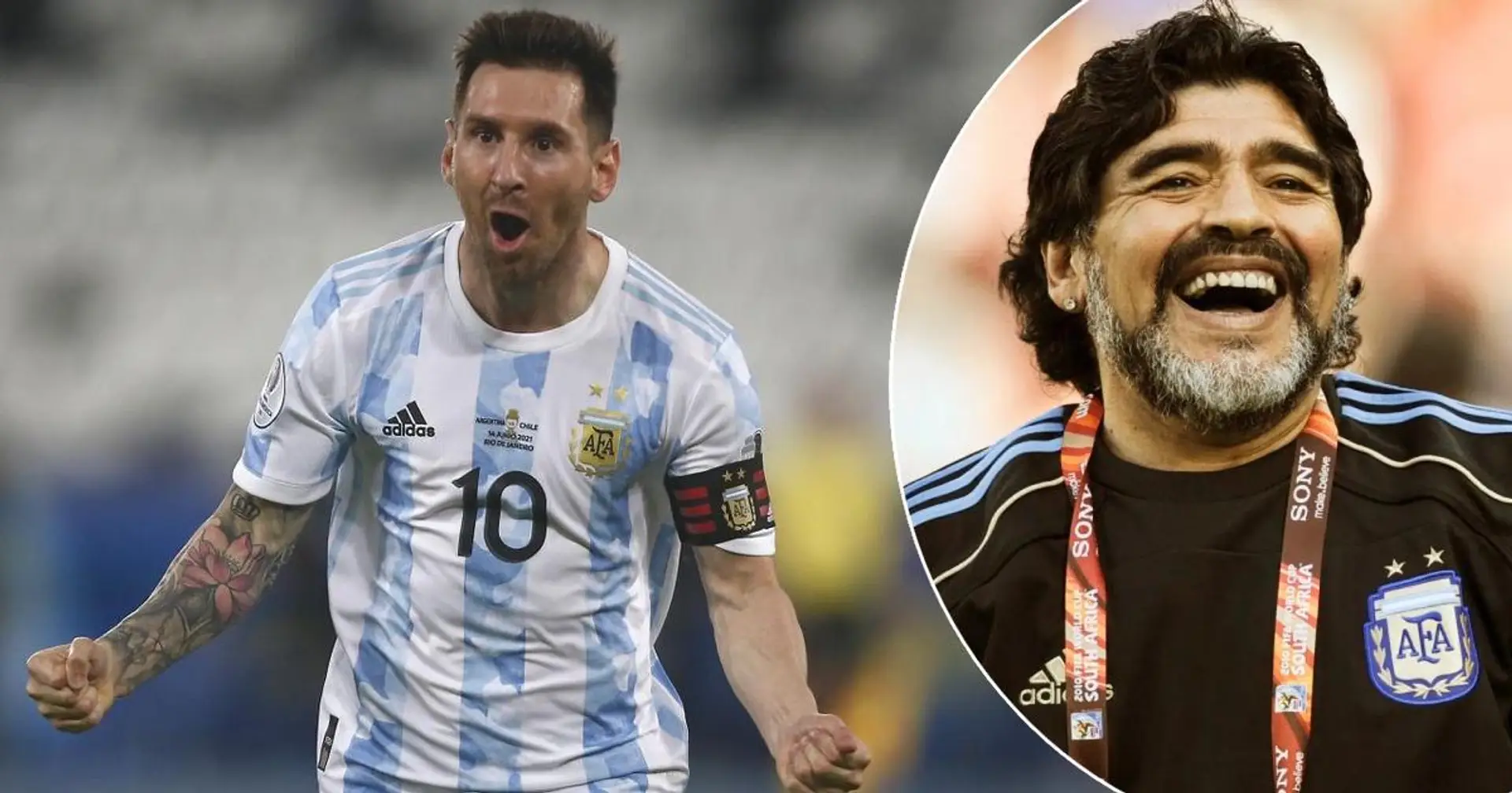Messi honore Maradona d'un geste spécial lors de son but en Copa America