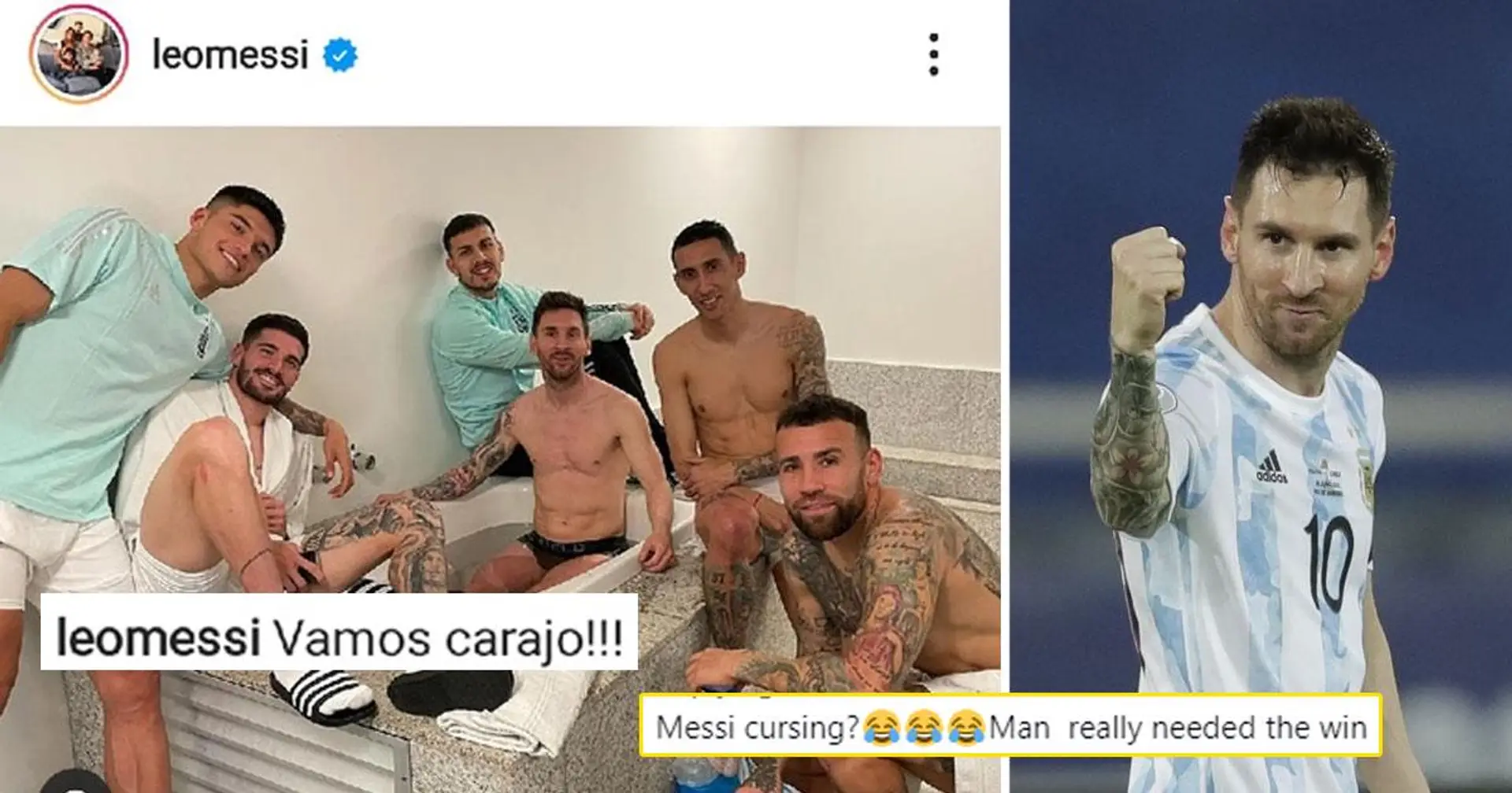 "Première fois que je le vois jurer": un fan choqué alors que Messi envoie un message puissant après une dure victoire en Uruguay