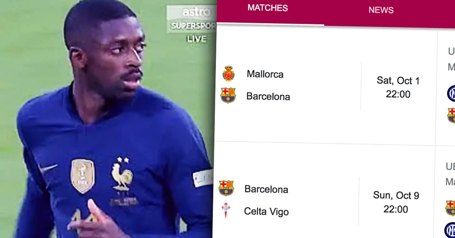 Dembele makes important decision ahead of Barca's 9-game October test: explained