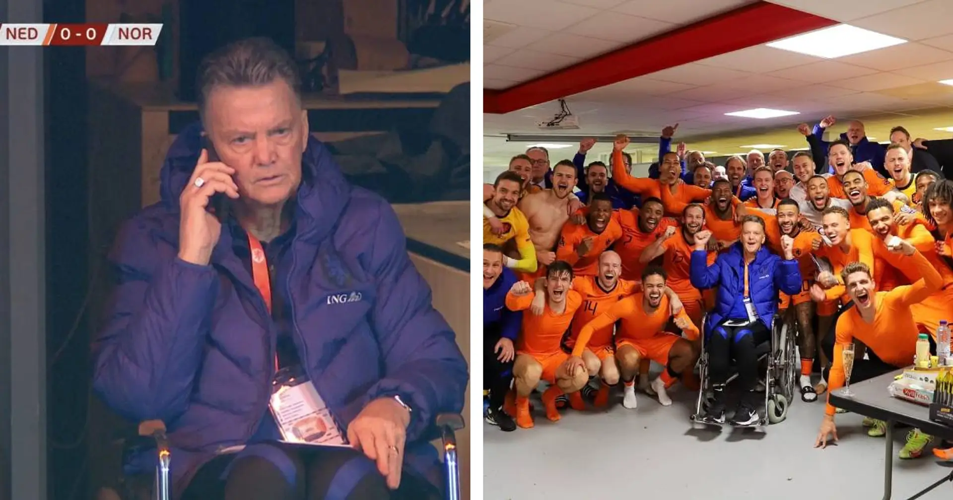 Louis van Gaal gesteht: Ich hatte Angst, dass es mit der WM-Qualifikation der Niederlande nicht klappt