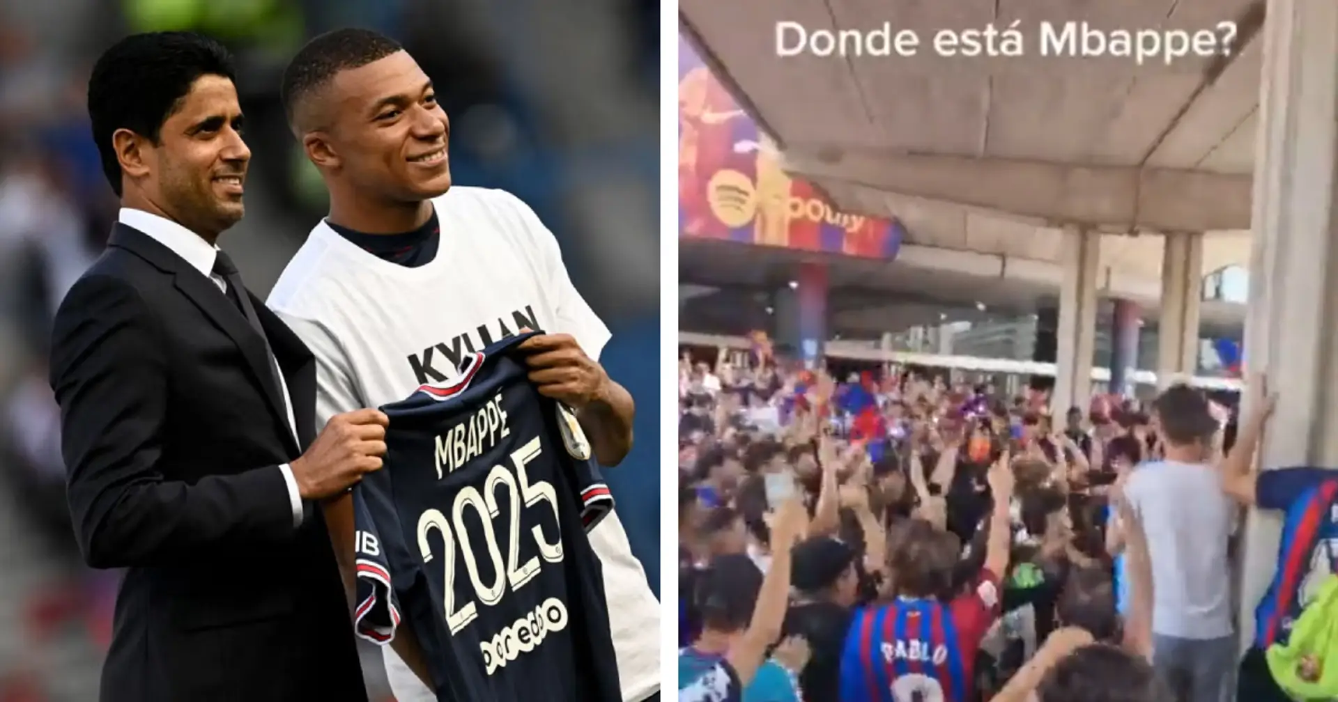 'Where's Mbappe?': Barcelona fans troll Real Madrid with massive chant outside Camp Nou