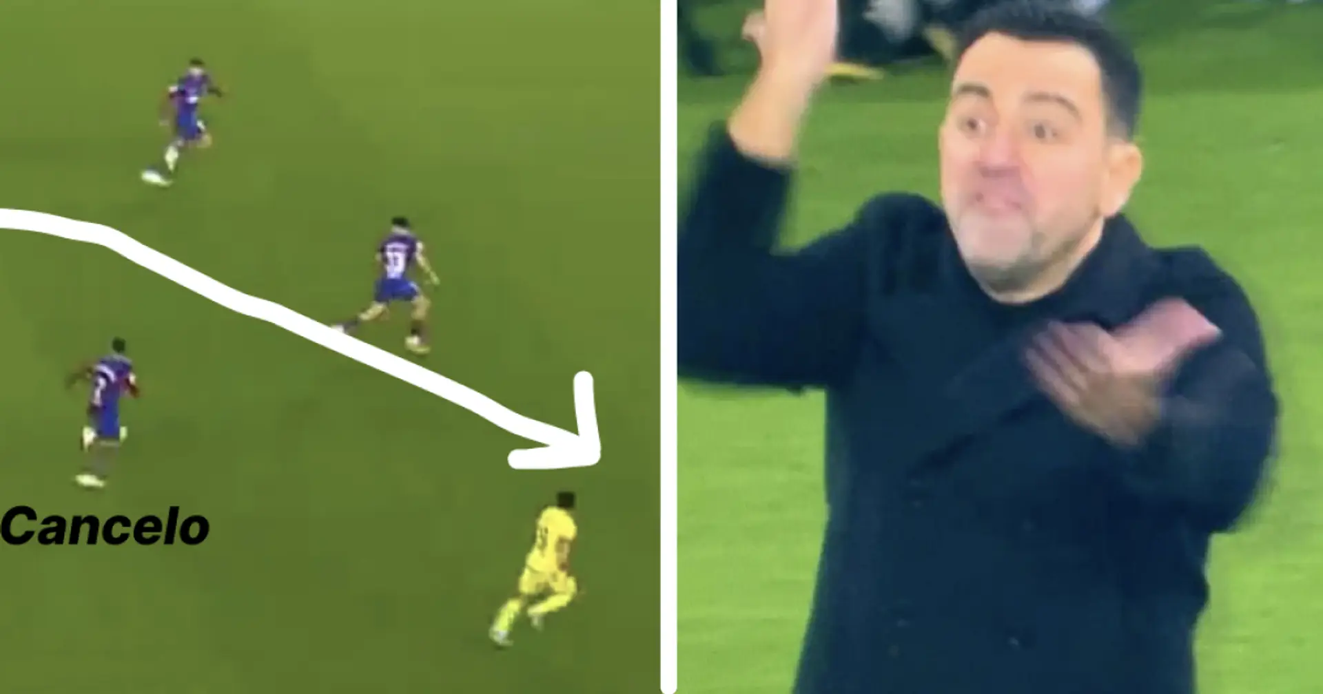 Xavi furious as never before as Barca concede 3rd v Villarreal – possibly because of Cancelo