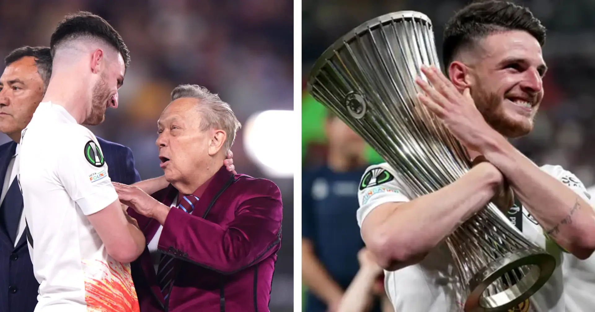 '3 or 4 clubs who have shown interest': West Ham chairman breaks silence on Declan Rice's future