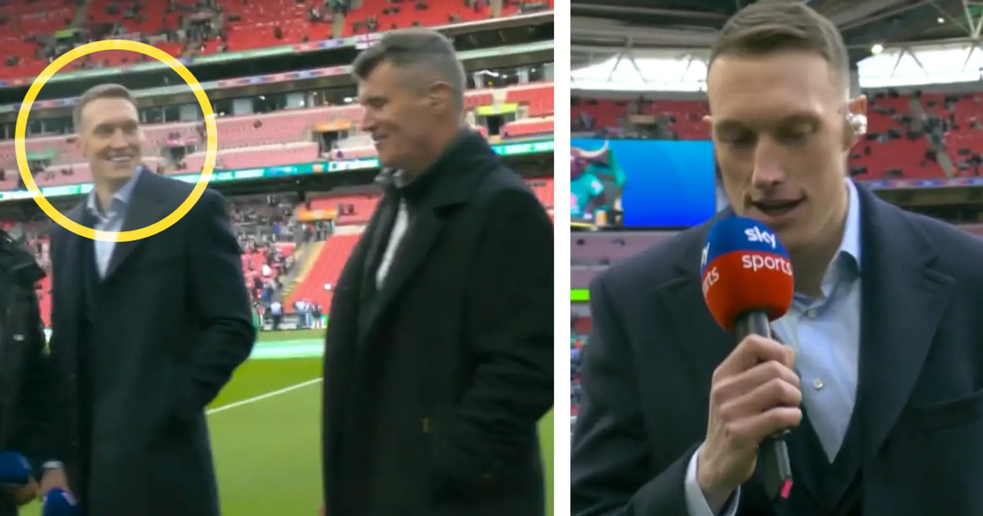 Phil Jones works as TV pundit for Carabao Cup final in rare public appearance 