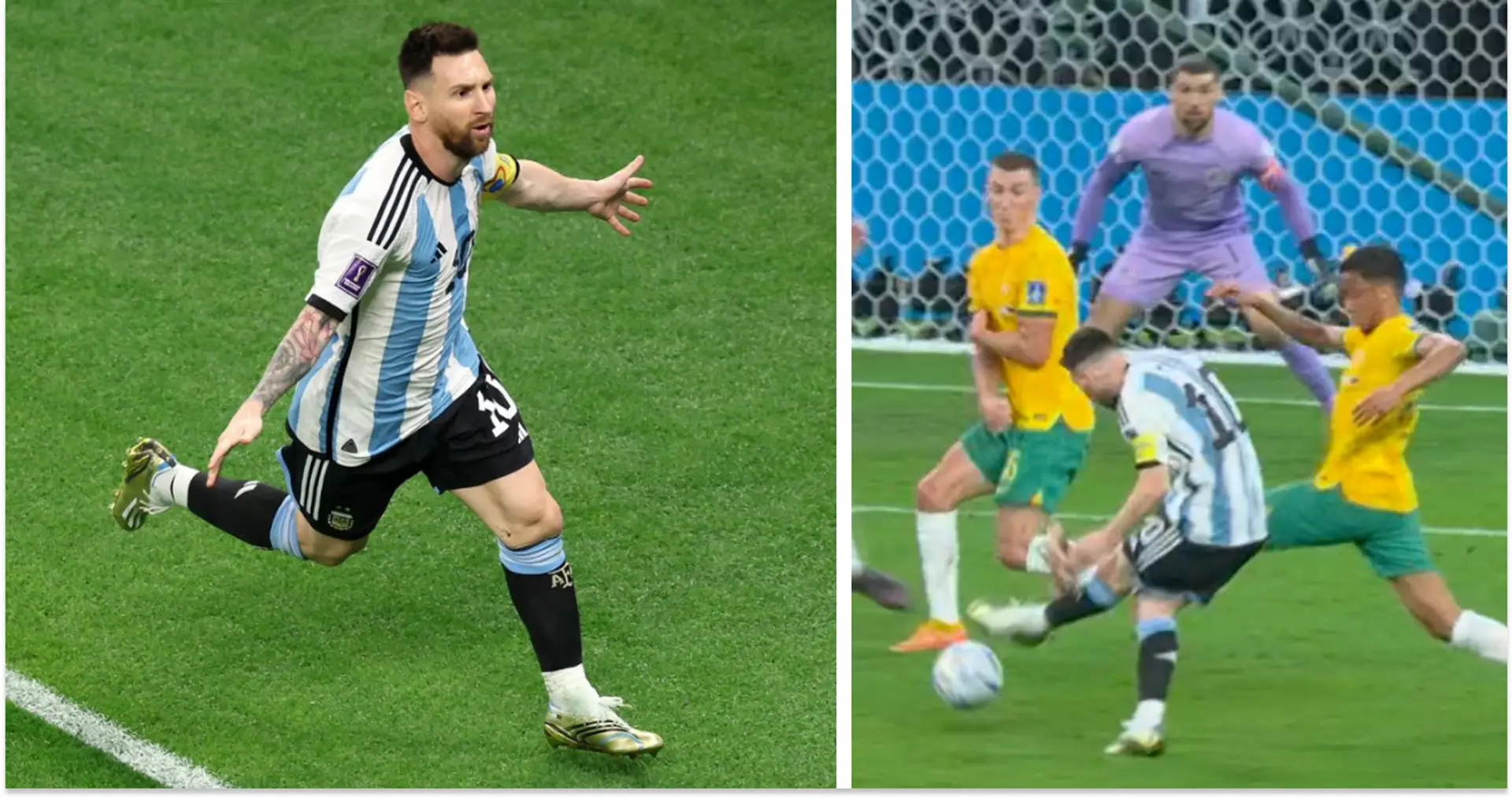 Messi scores his first World Cup knockout goal, passes Maradona in overall standings